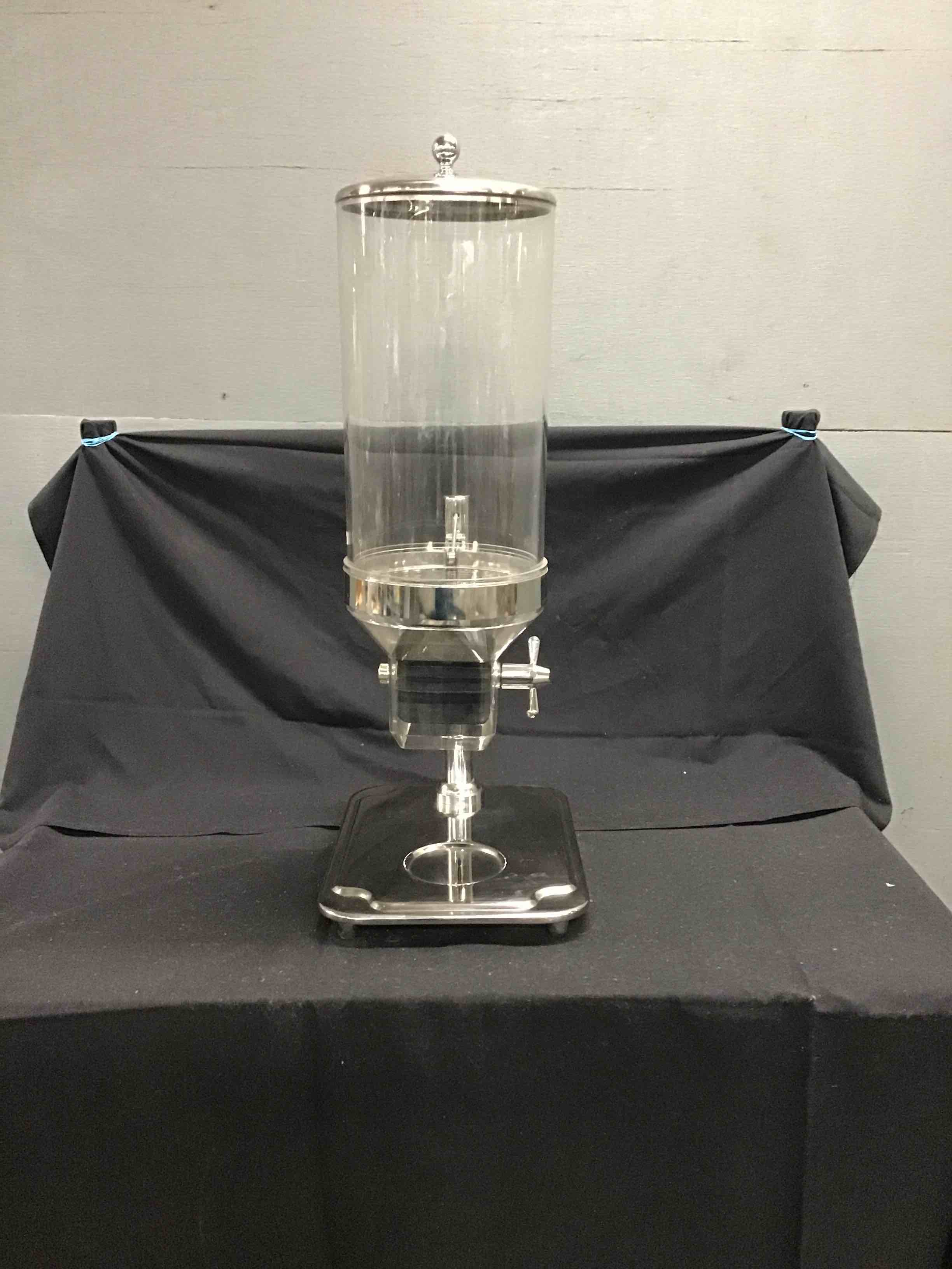 HUBERT Stainless Steel Cereal Dispenser for Buffets with 2 2.5 Gallon 