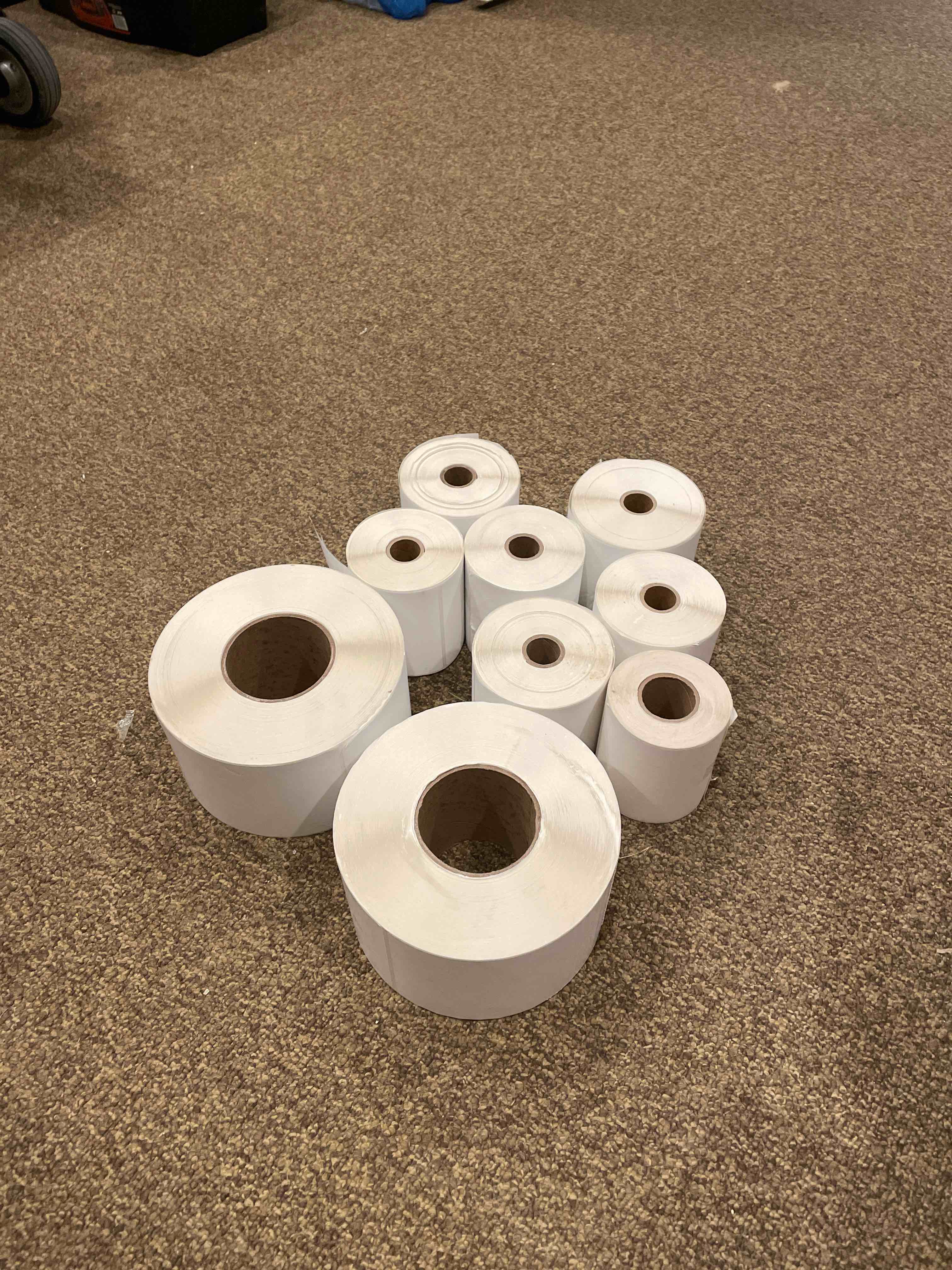 4” x 6” Labels  approximately 2600 labels
