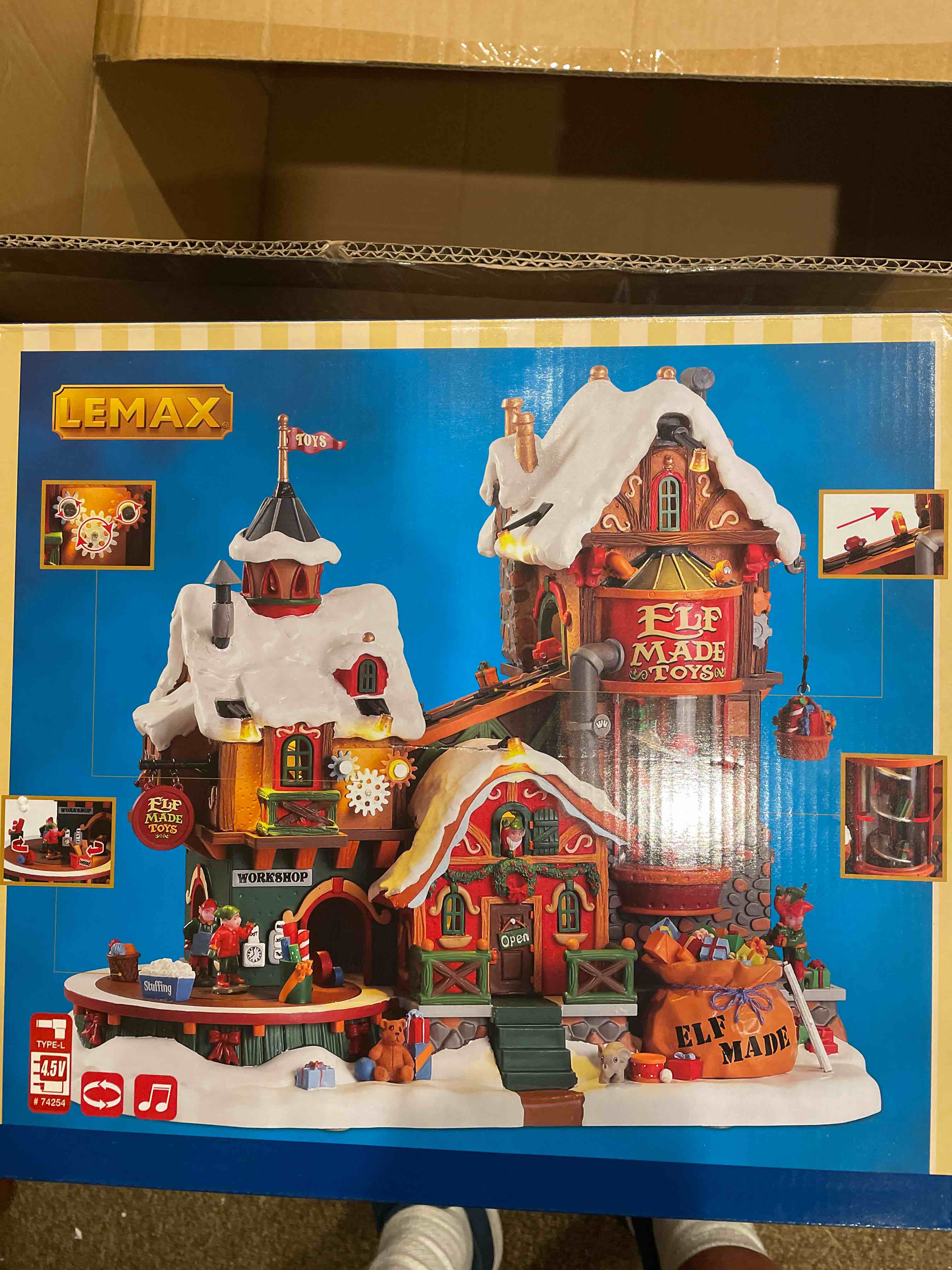 Lemax Elf Made Toy Factory, with 4.5V Adaptor #75190
