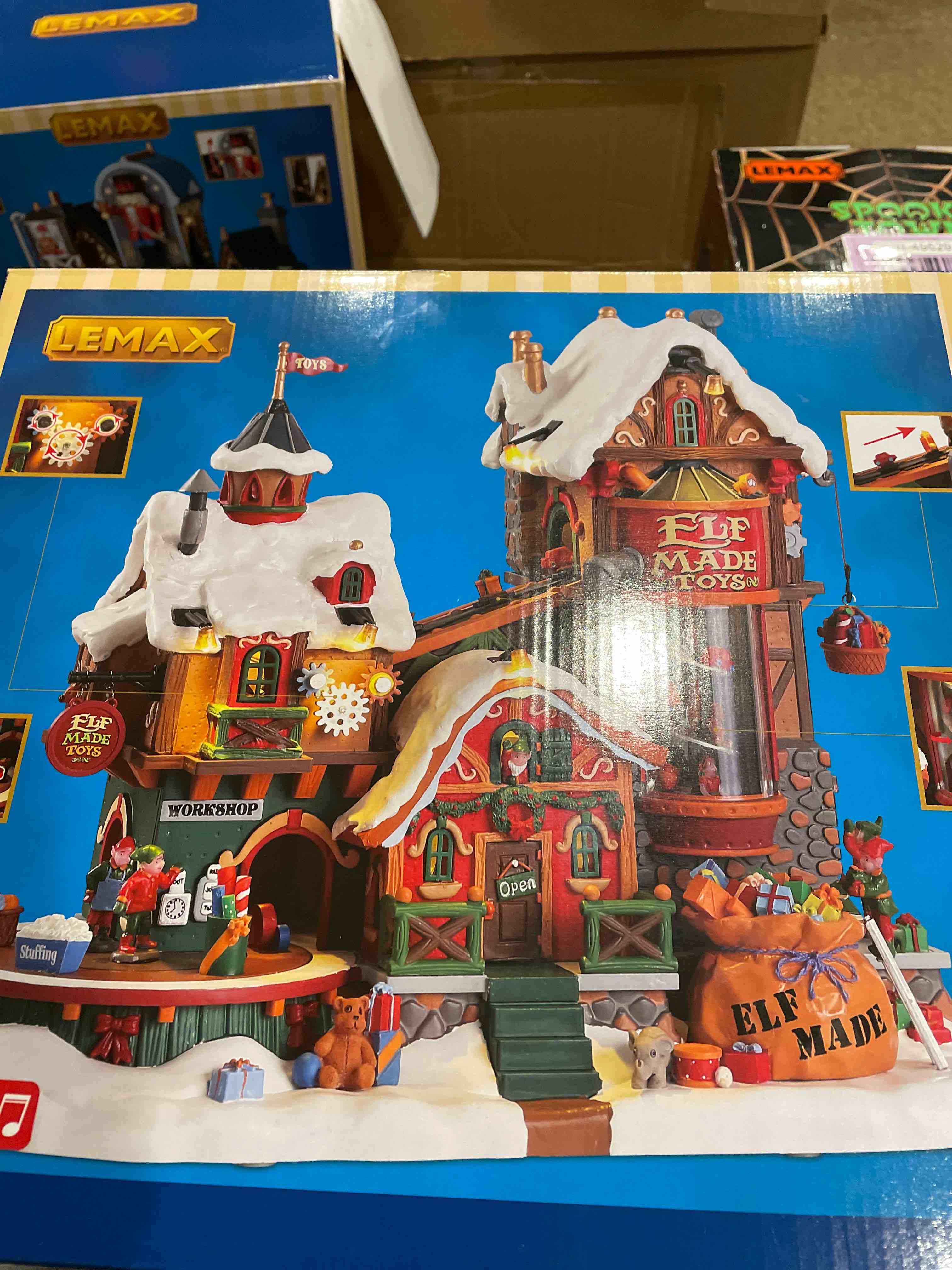 Lemax Elf Made Toy Factory, with 4.5V Adaptor #75190