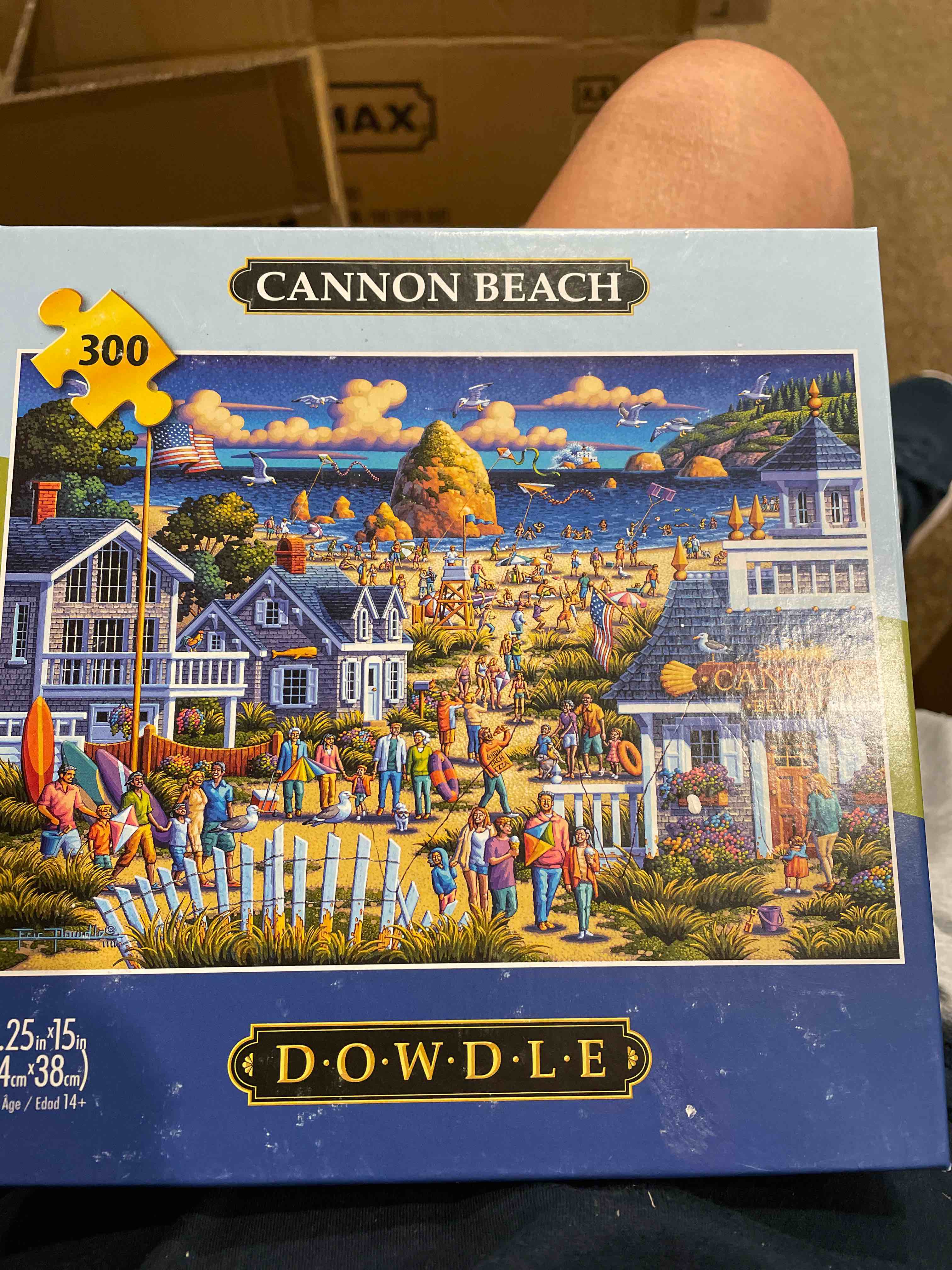 Dowdle Deluxe 300 pc Jigsaw Puzzle Cannon Beach
