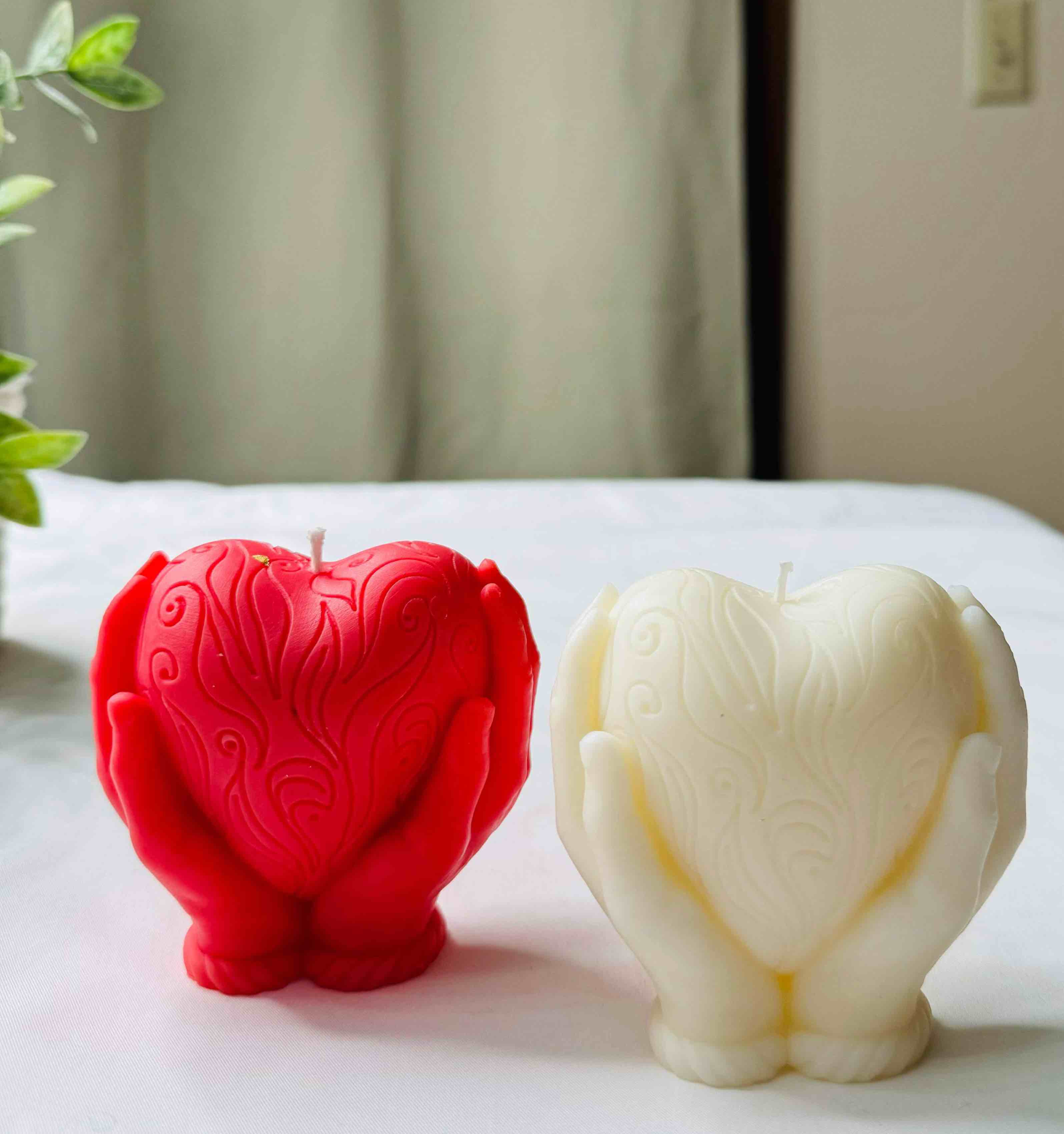 Handmade Luxury 100% Pure Soy Wax Candles For Valentines | Strong Aroma | Made in USA