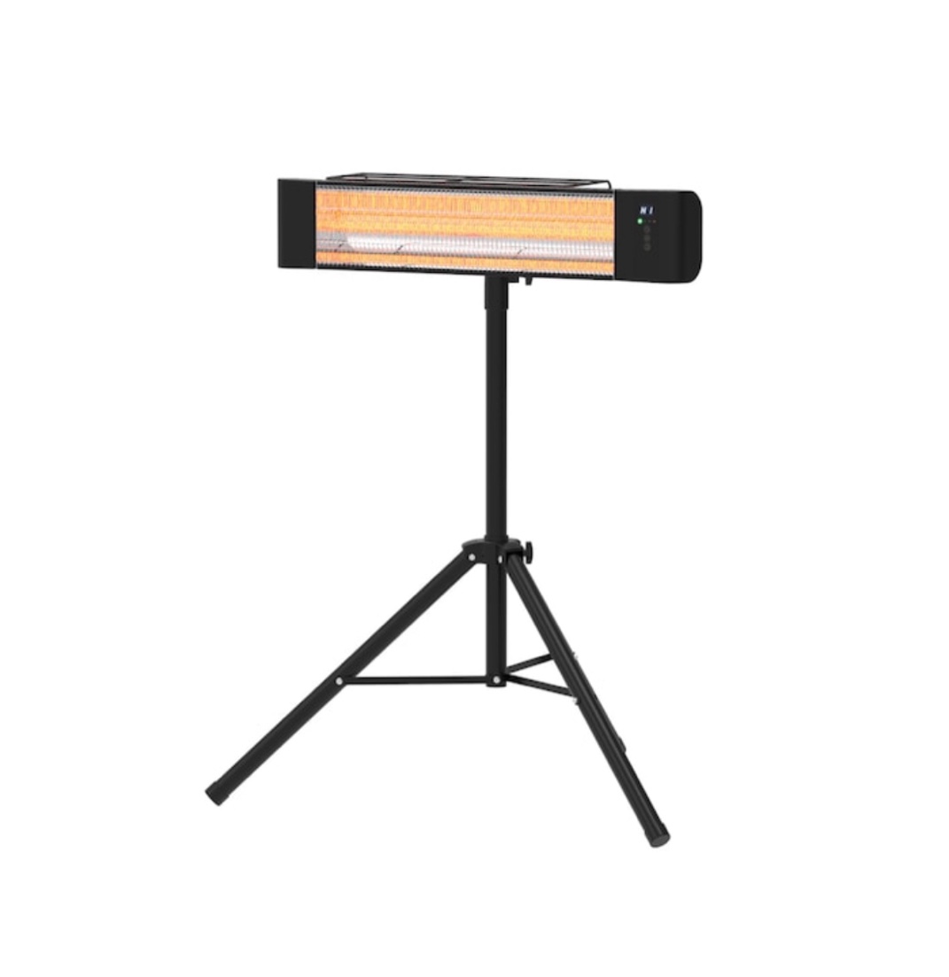 UTILITECH Up to 1500-Watt Infrared Utility Indoor/Outdoor Electric Space Heater with Thermostat and Remote Included