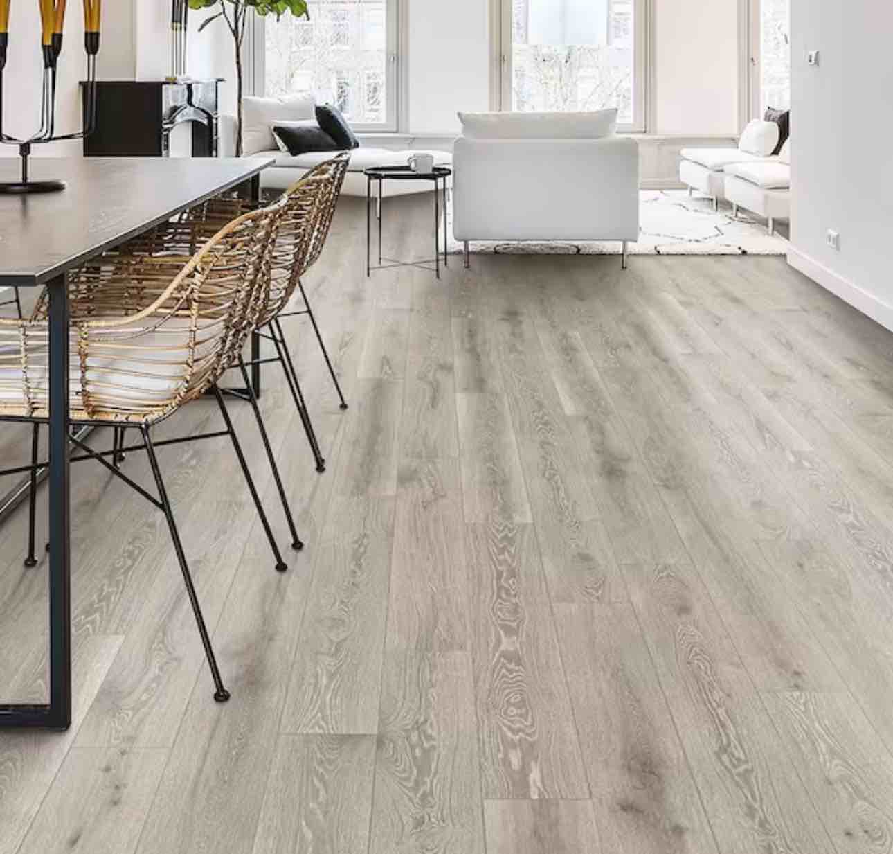 Home Decorators Collection Larkmead Oak 12 mm T x 7.6 in. W Waterproof Laminate Wood Flooring (16 sqft/case)