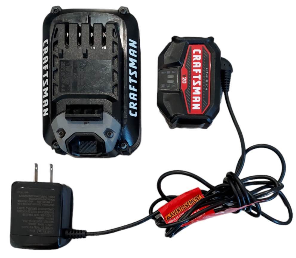 CRAFTSMAN V20 1.5Ah Lithium-Ion BATTERY CMCB2015 with CHARGER CMCB1104