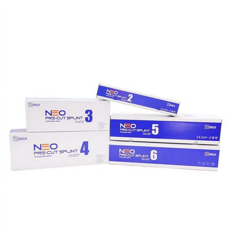 Neo Splint Orthopedic Fiberglass Splint Roll 4" X 15'  / 4 inch x 5 yards NIB