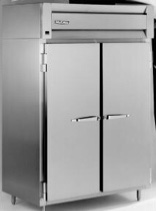 McCall Stainless Steel Commercial 2 Door Freezer 55-Inch By 34-Inch By 6-Foot 10-Inch 