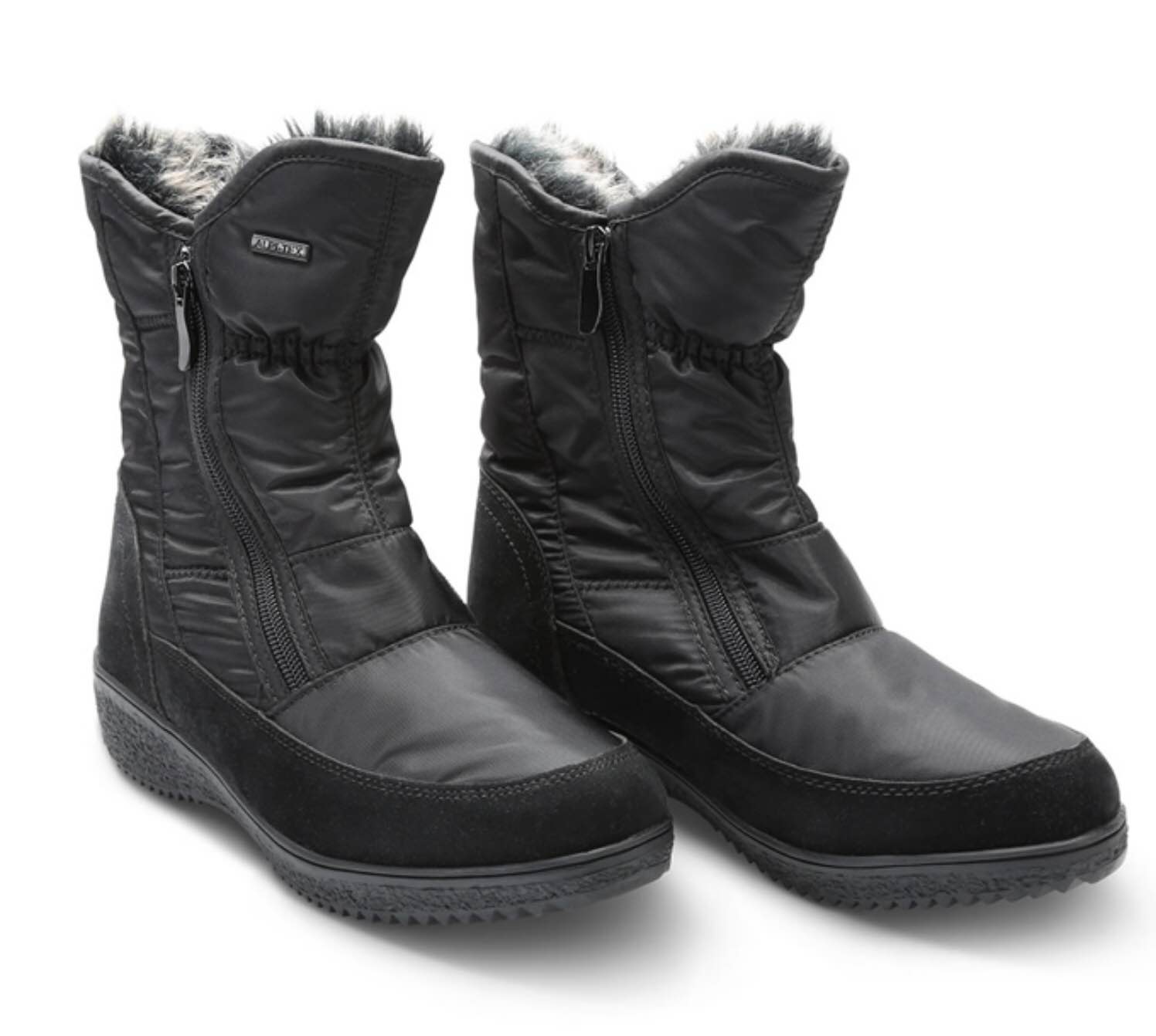 The Lady's Dual Zipper Easy On/Off Boots