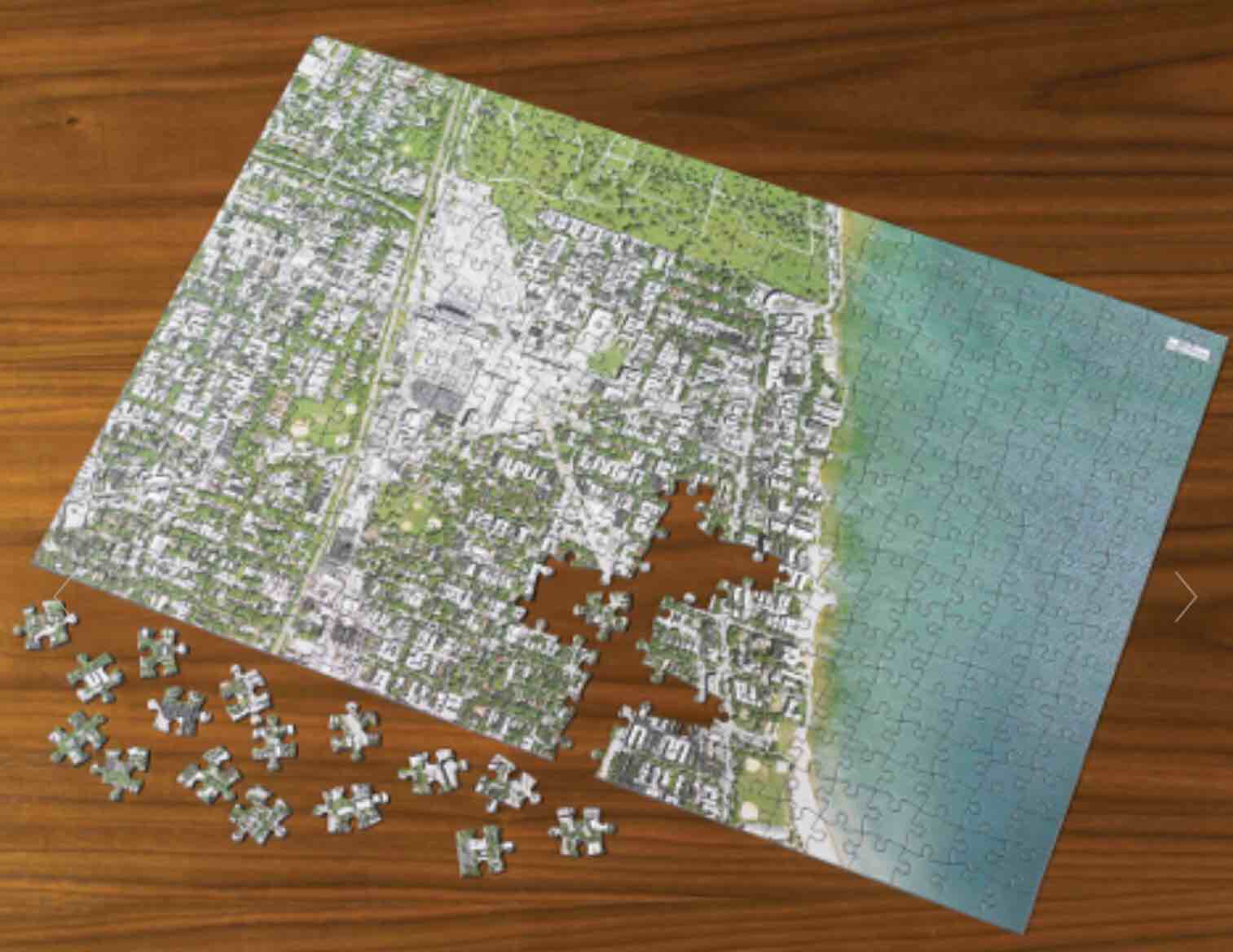 The Personalized Satellite Map Jigsaw Puzzle