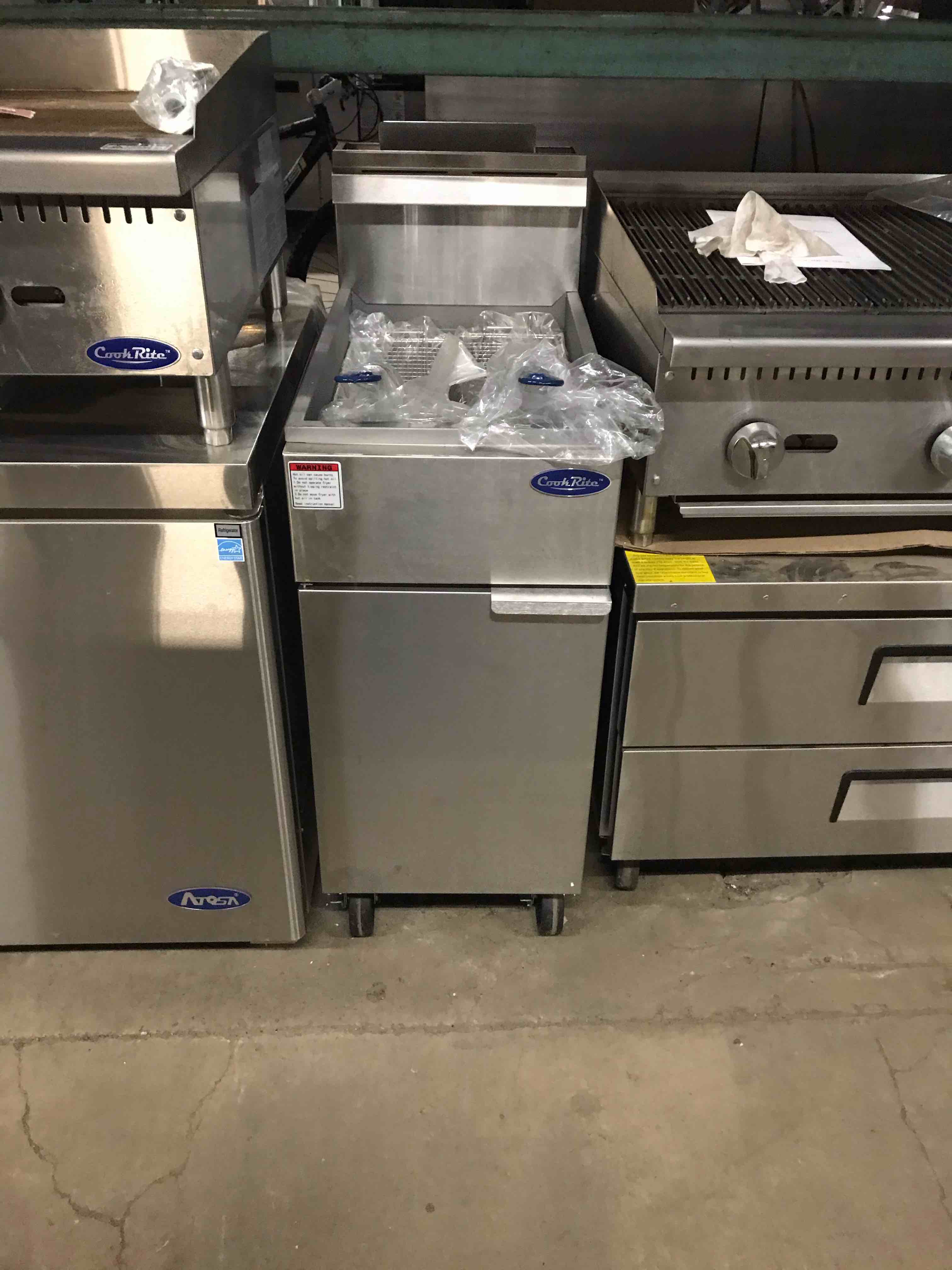 CookRite 40LB Natural Gas Fryer