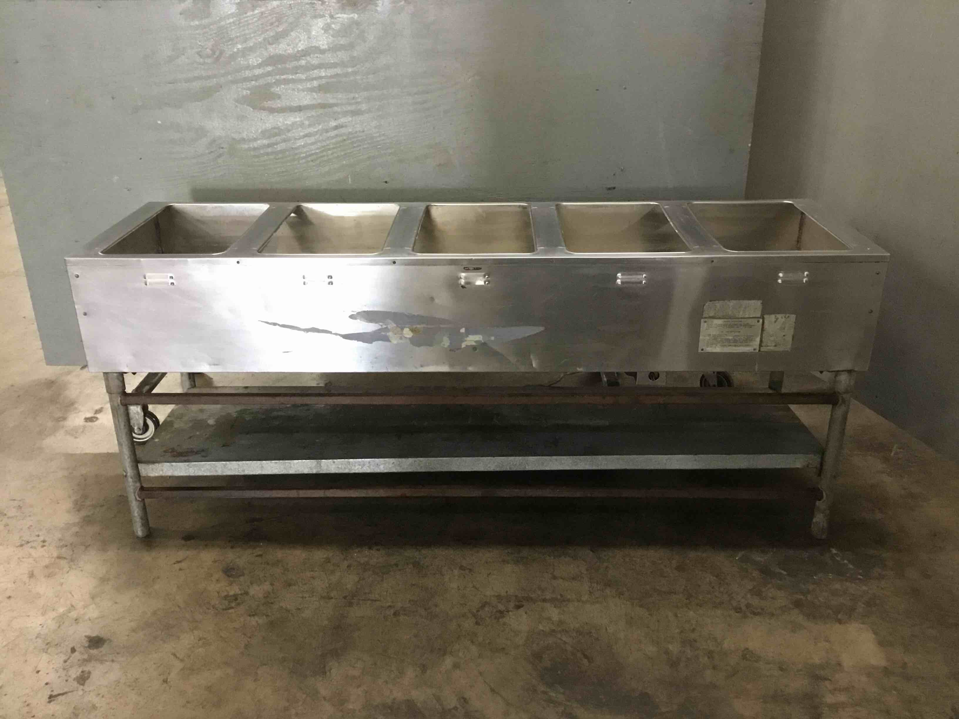 Eagle Group 5-Well Stainless Steel Natural Gas Steam Table