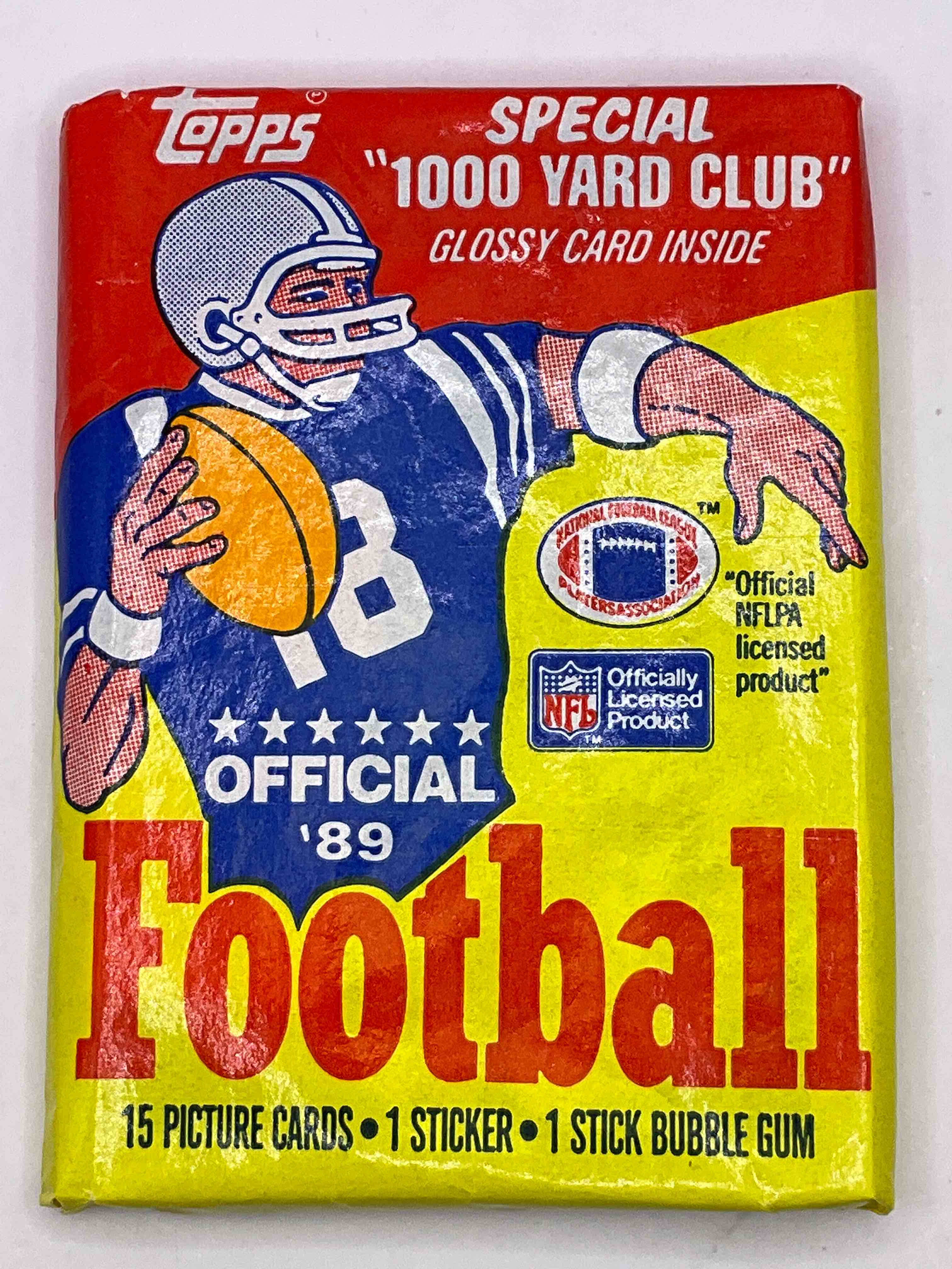 1989 Topps Football Unopened Wax Packs! Straight From Original Box! Search For Deion Sanders Rookie Cards! Along With Valuable Jerry Rice, Bo Jackson & Other 80’s Stars!