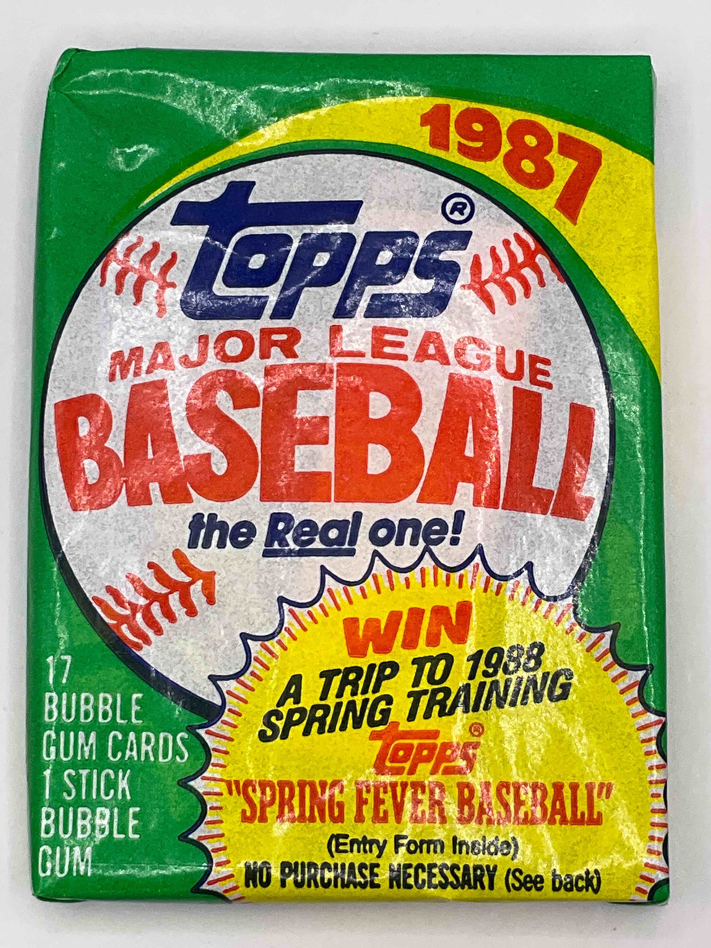 1987 Topps Baseball Unopened Wax Packs! Look For Valuable Barry Bonds & Bo Jackson Rookie Cards! 
