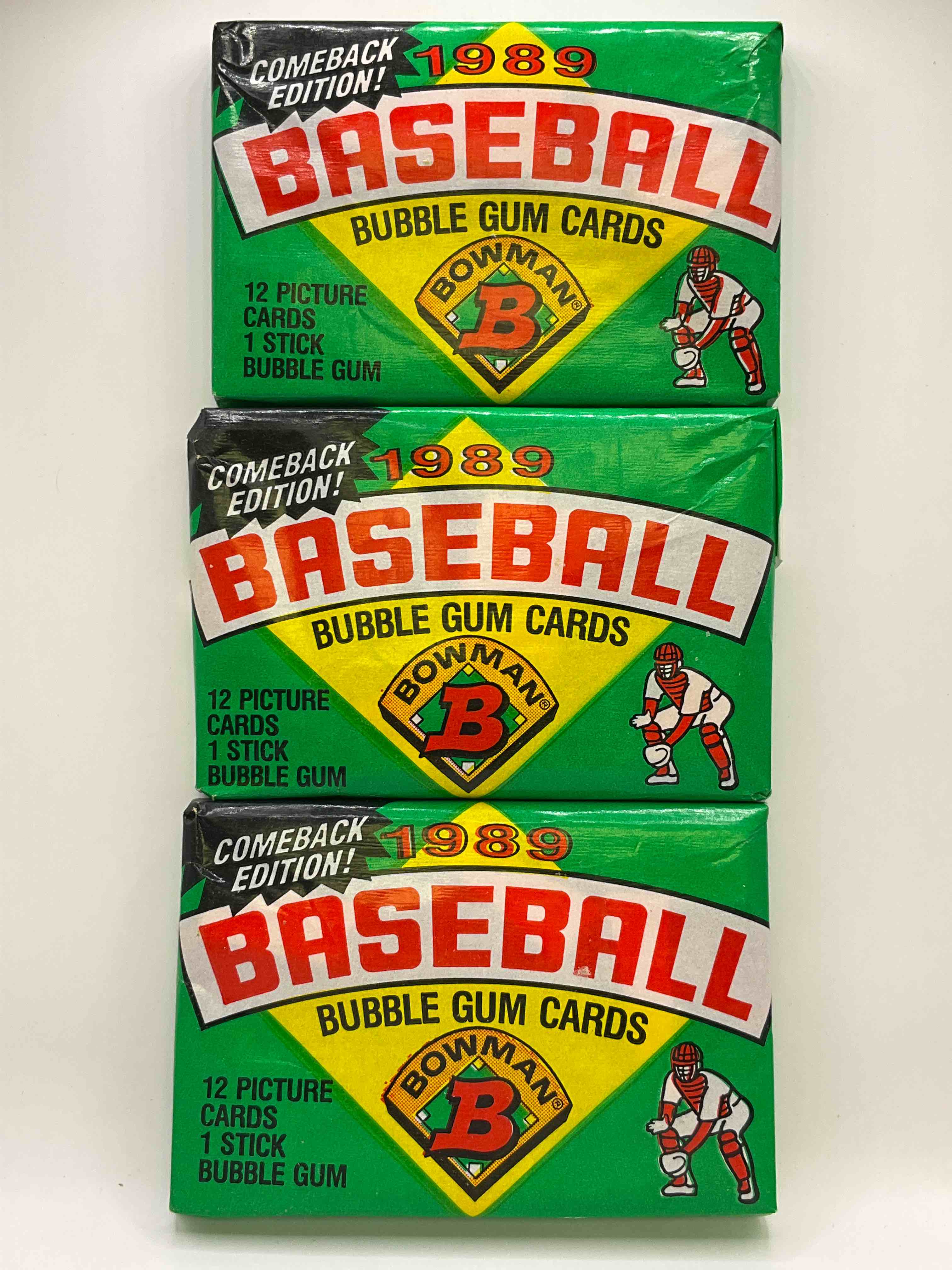 1989 Bowman Comeback Edition Baseball Cards! Direct From Original Box! Search For Ken Griffey Jr. Rookie Card & Valuable Bo Jackson & Nolan Ryan Cards!