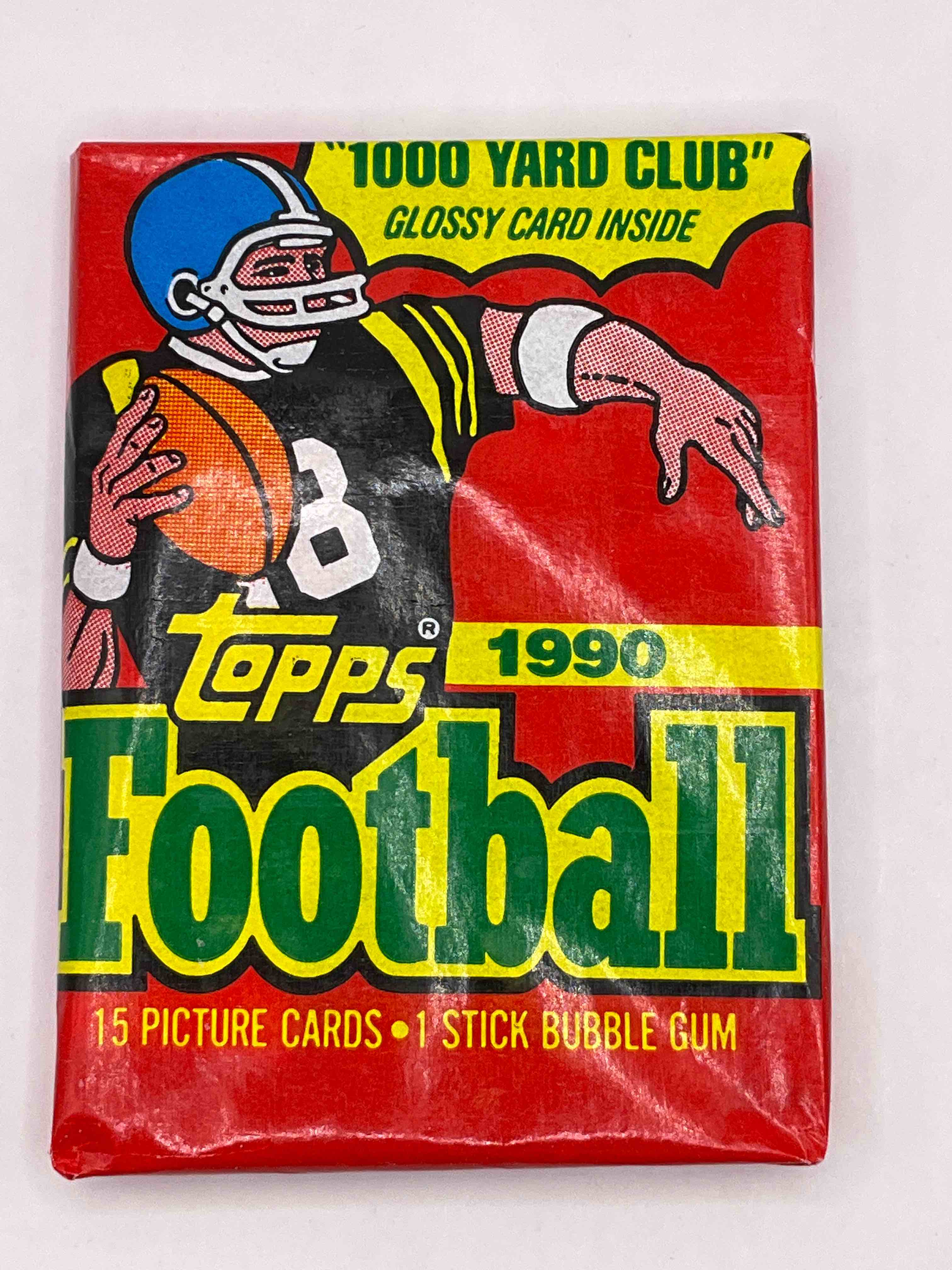 1990 Topps Football Unopened Wax Packs Direct From Original Box! Look For Emmitt Smith Rookie Cards, As Well As Early Joe Montana & Barry Sanders Cards! 