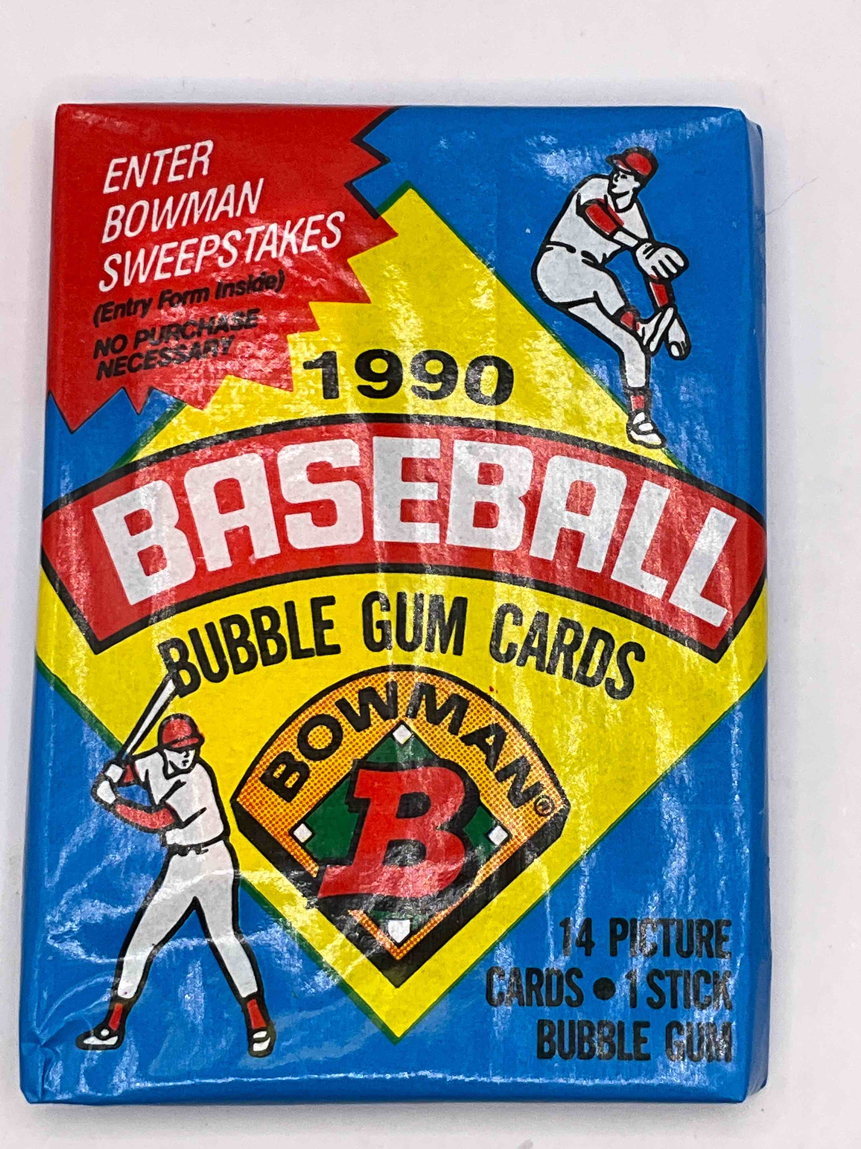 1990 Bowman Baseball Unopened Wax Packs! Direct From Original Box! Look For Frank Thomas & Larry Walker Rookie Cards!