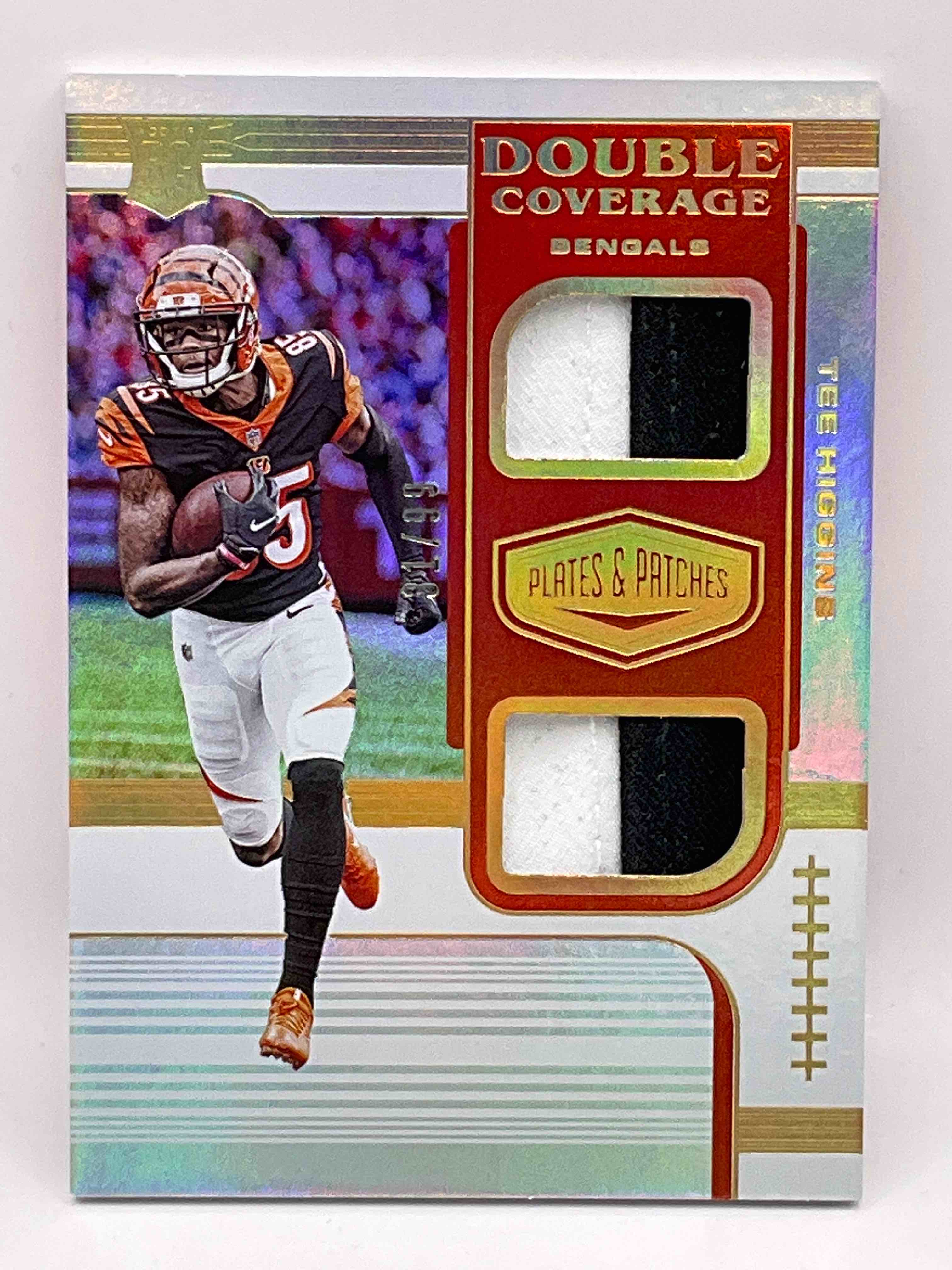 Rare! Tee Higgins “Plates & Patches” Numbered Rookie Jersey Card