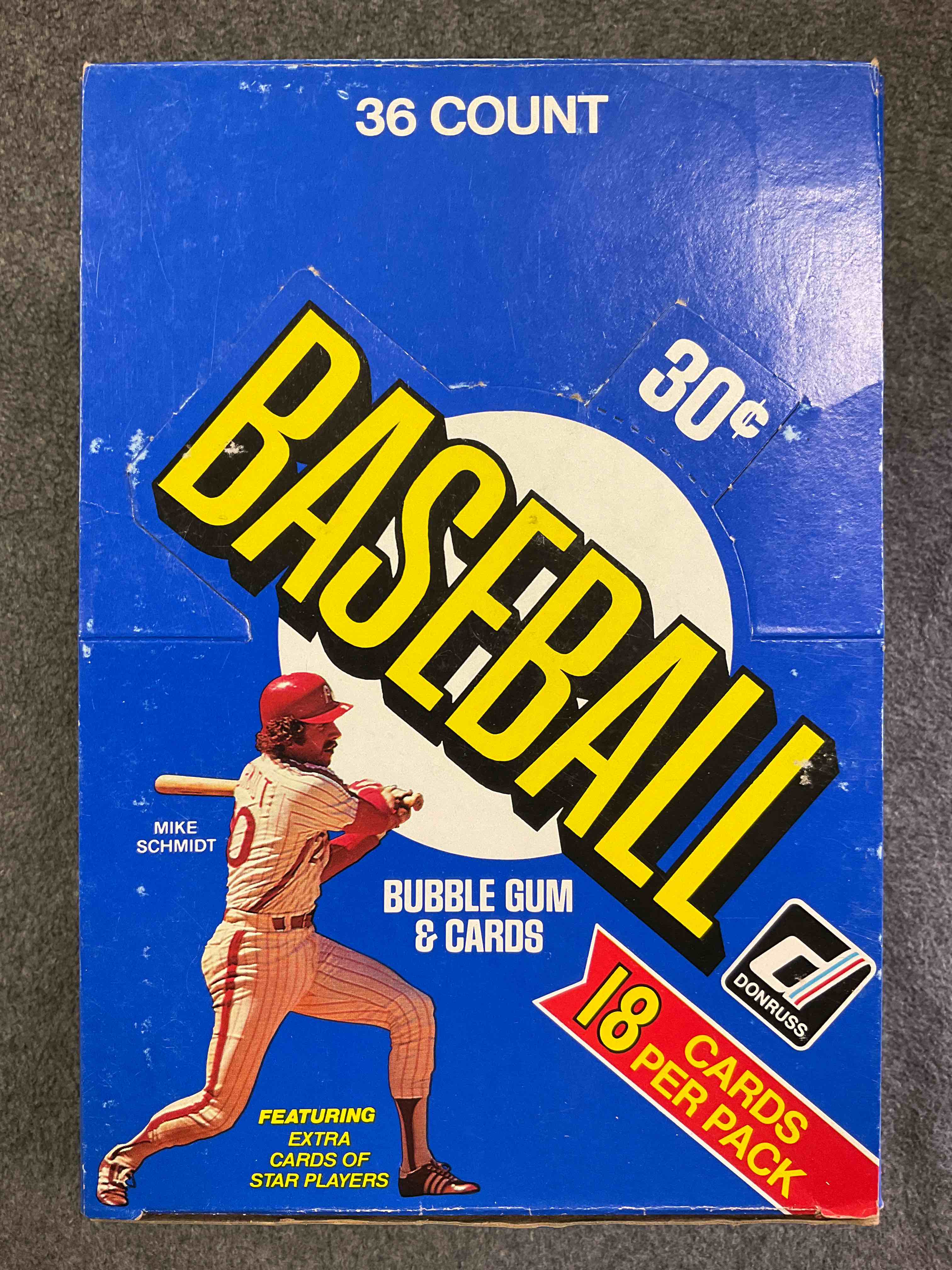 Wow! Unbelievably Rare 1981 Donruss Baseball Unopened Wax Packs! Direct From Original Box! Look For Tim Raines Rookie Card & Valuable Nolan Ryan & Rickey Henderson Cards!