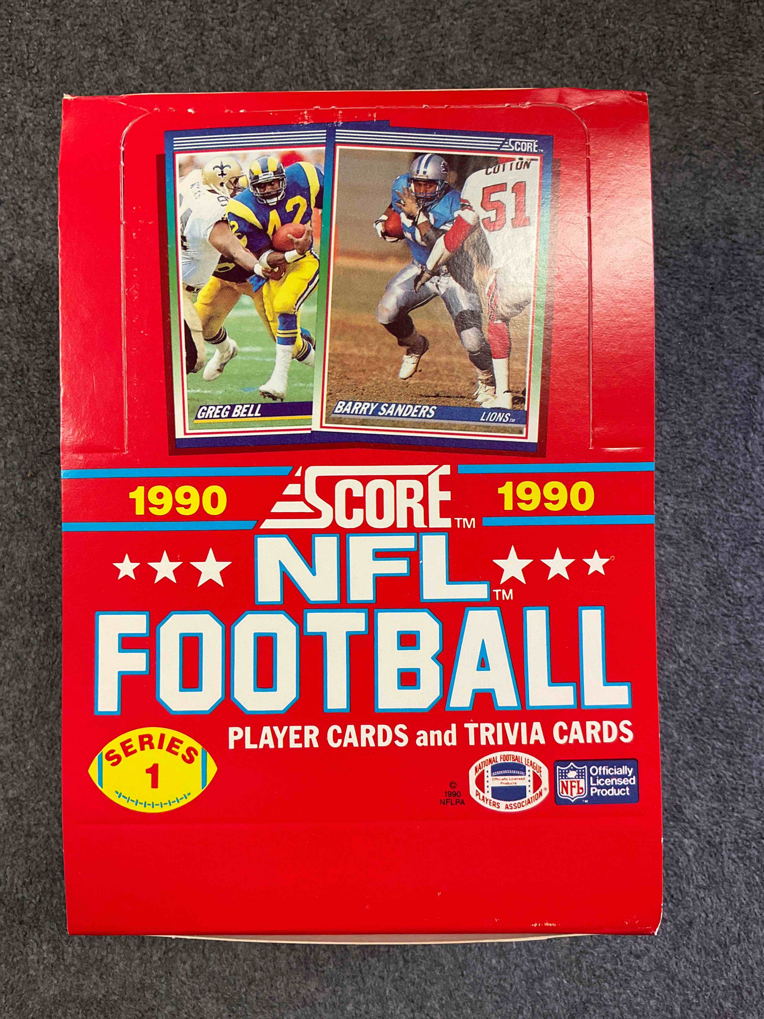 Emmitt Smith Rookie Year! 1990 Score Football Unopened Packs! Direct From Original Box! Look For Valuable Emmitt Smith Rookie Cards!