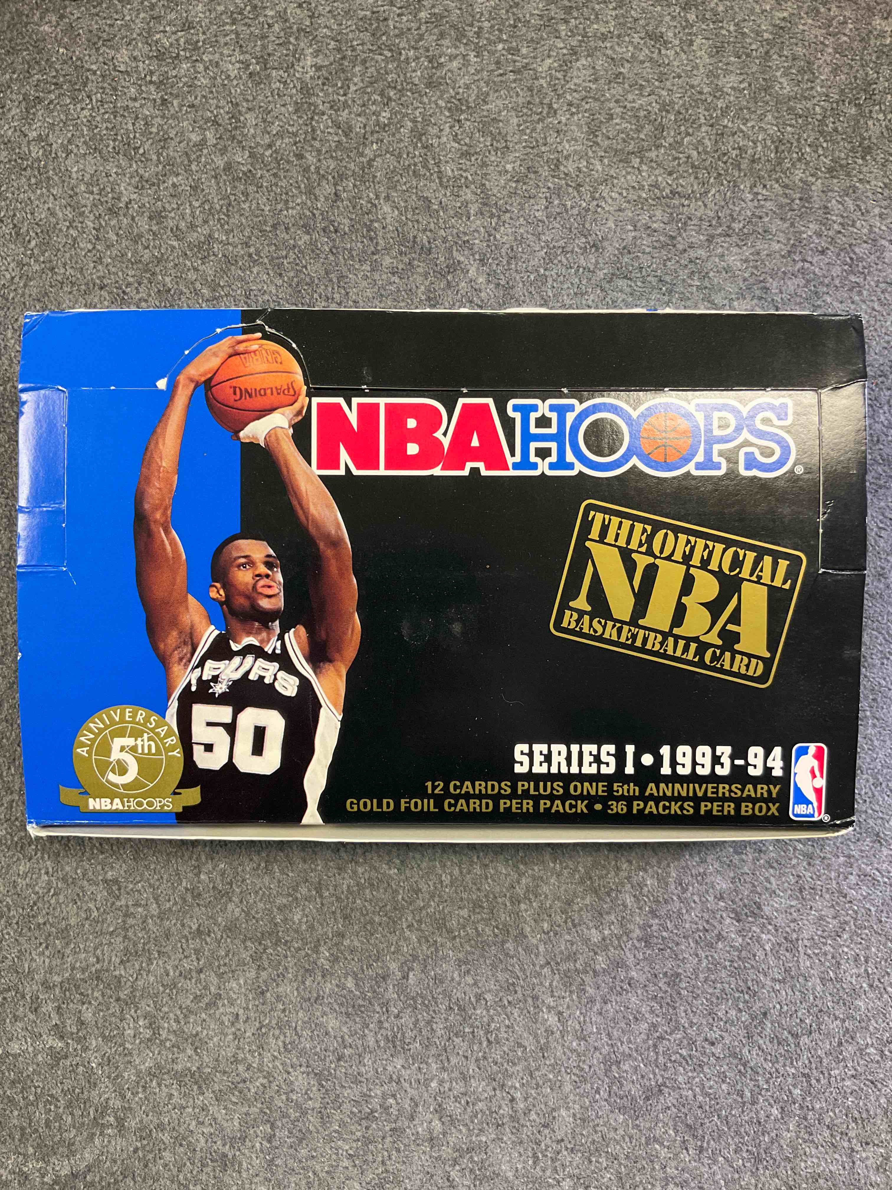 1993-94 NBA Hoops Series I Unopened Packs, Direct From Original Box! Search For Valuable 5th Anniversary Michael Jordan Cards!