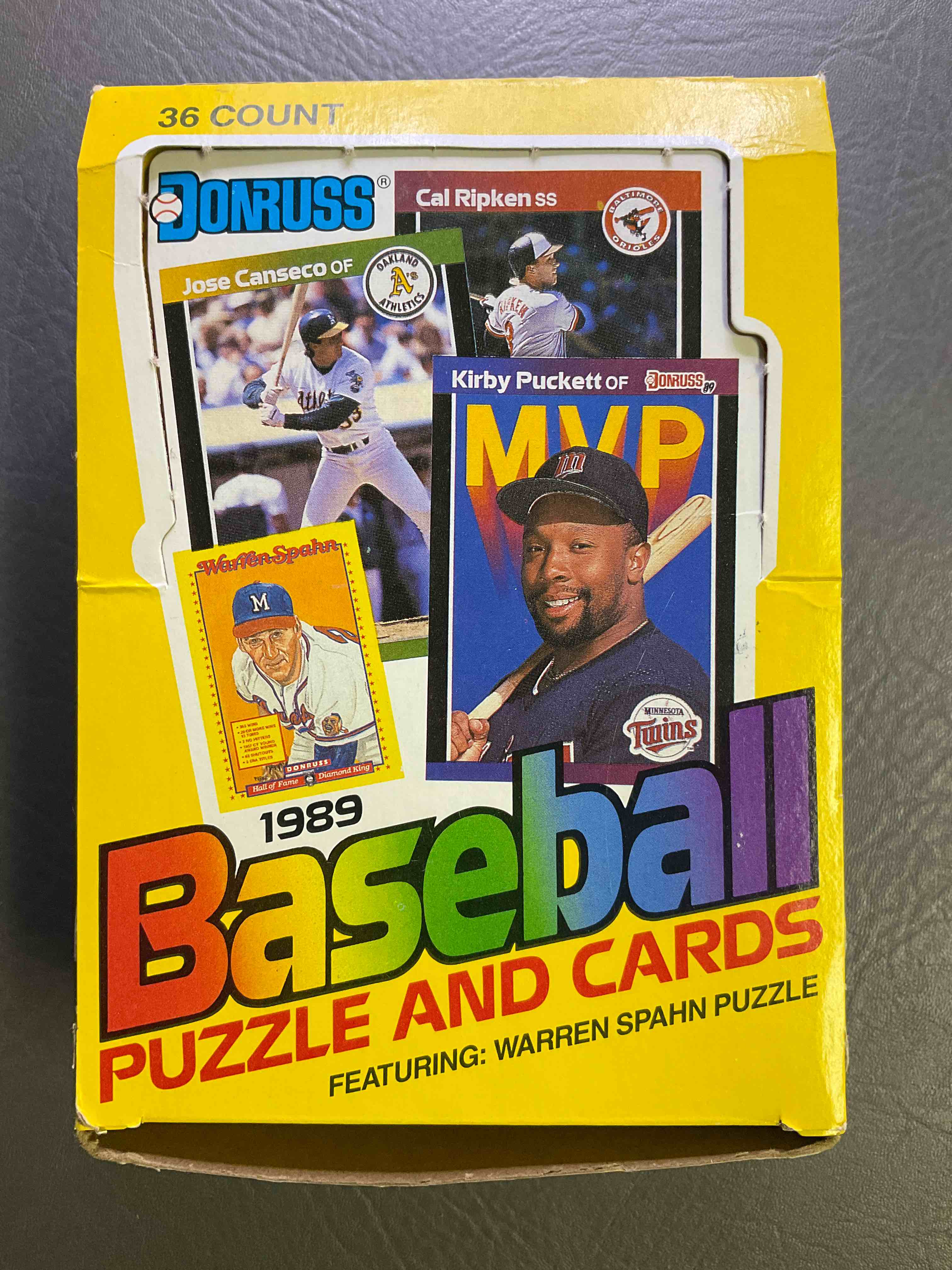 1989 Donruss Baseball Unopened Wax Packs! Direct From Original Box! Look For Valuable Ken Griffey Jr. & Randy Johnson Rookie Cards!     