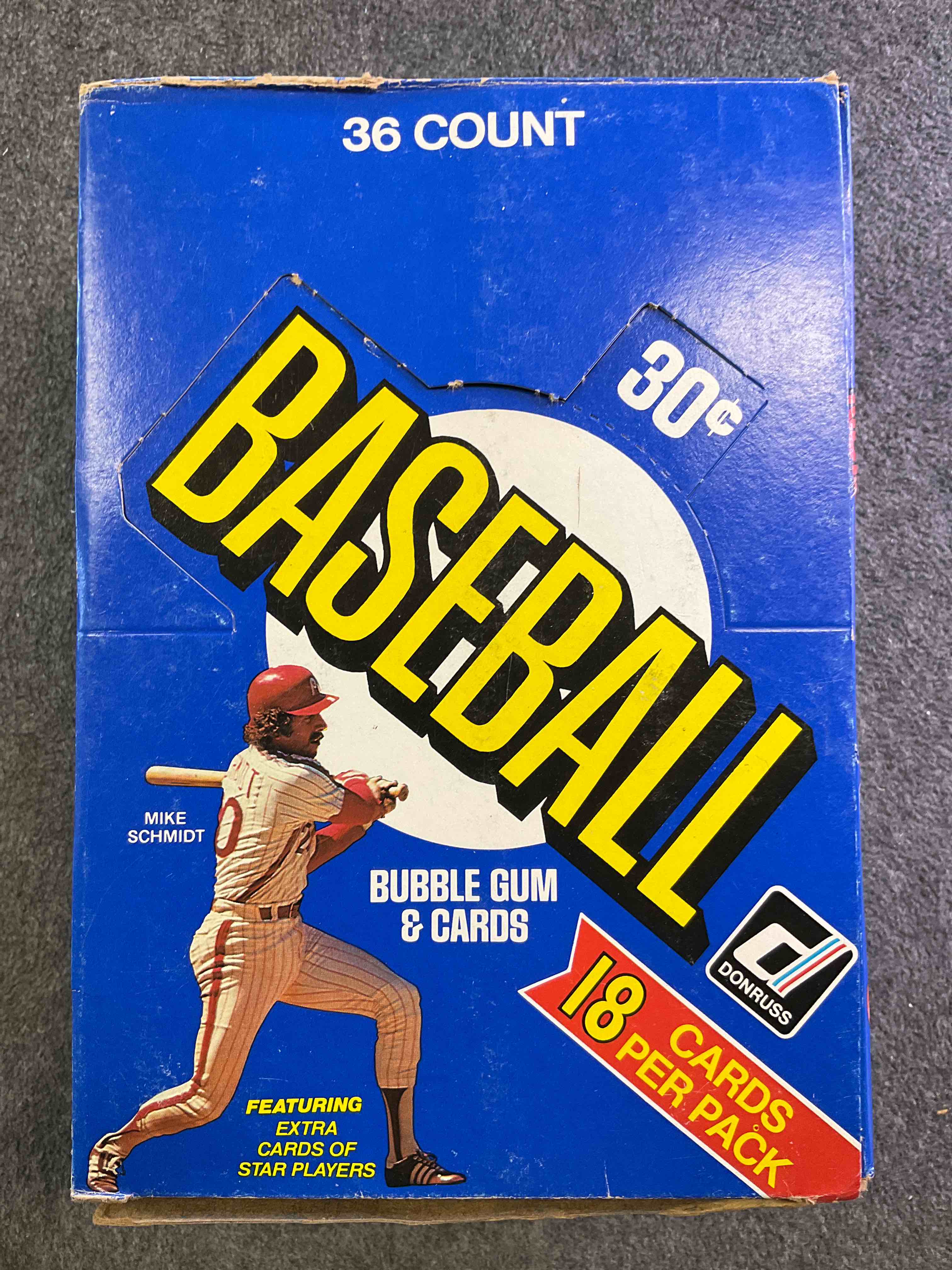 Ultra Rare! 1981 Donruss Baseball Unopened Wax Pack, Direct From Original Retail Box! Search For Valuable Rickey Henderson #119 (PSA 10 $700+ Value) Nolan Ryan #260 (PSA 10 $250+ Value), Tim Raines Rookie #538 (PSA 10 $250+ Value) & Way Too Many Other Valuable Cards To List! Super Hard To Find, Excellent Condition & Rare!