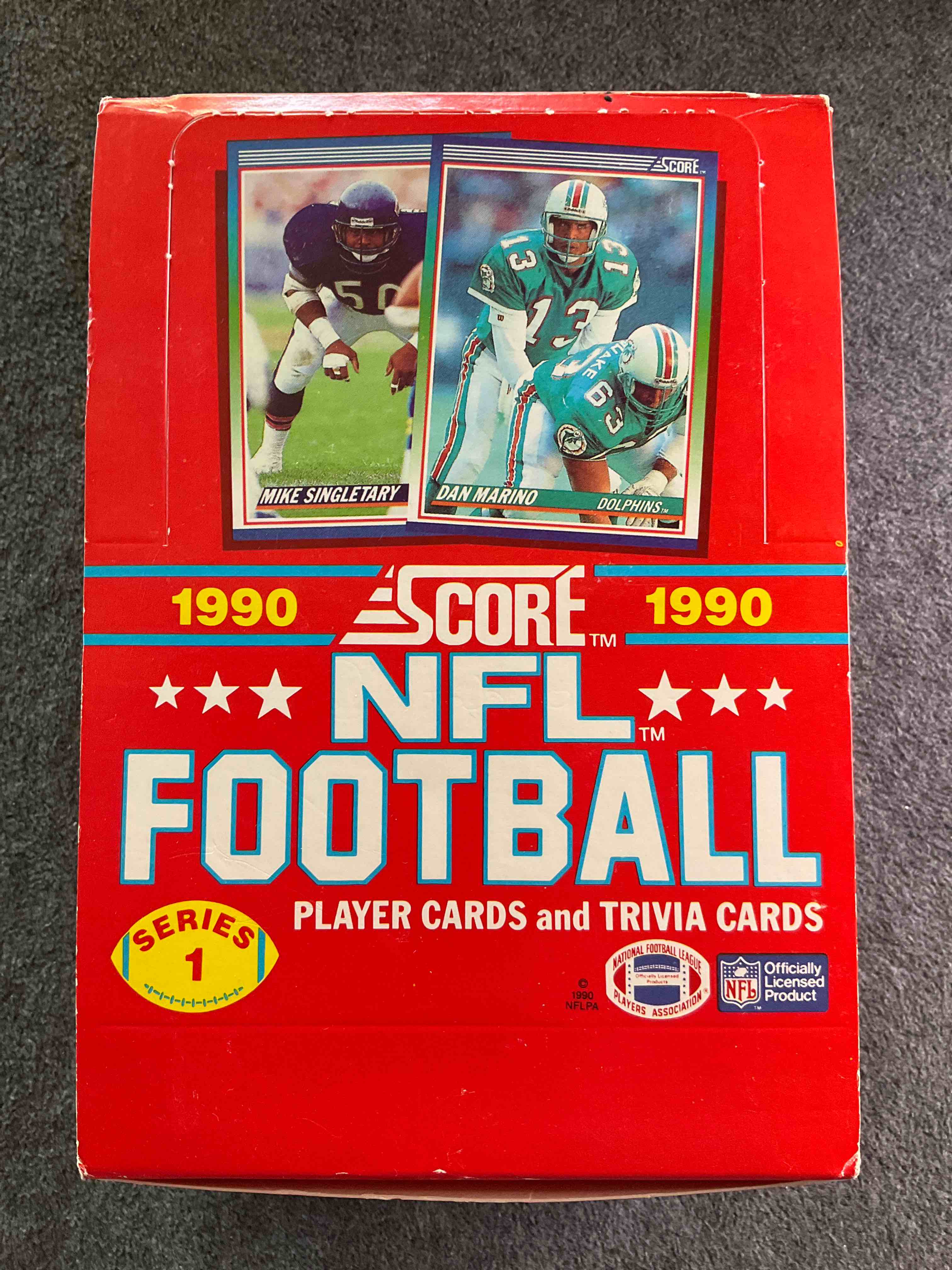 Emmitt Smith Rookie Year! 1990 Score Football Unopened Packs! Direct From Original Box! Look For Valuable Emmitt Smith Rookie Cards!