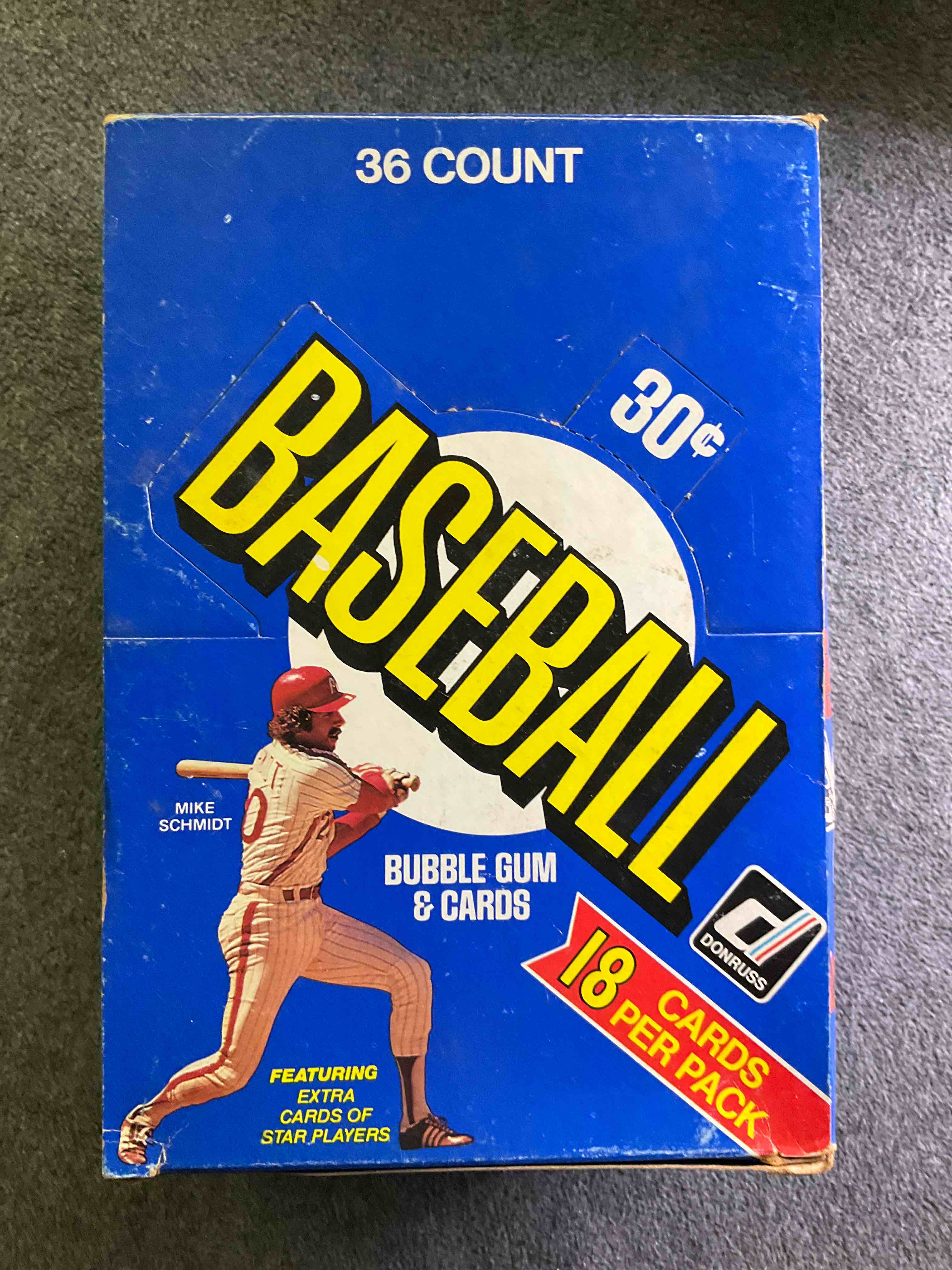 Ultra Rare! 1981 Donruss Baseball Unopened Wax Pack, Direct From Original Retail Box! Search For Valuable Rickey Henderson #119 (PSA 10 $700+ Value) Nolan Ryan #260 (PSA 10 $250+ Value), Tim Raines Rookie #538 (PSA 10 $250+ Value) & Way Too Many Other Valuable Cards To List! Super Hard To Find, Excellent Condition & Rare!
