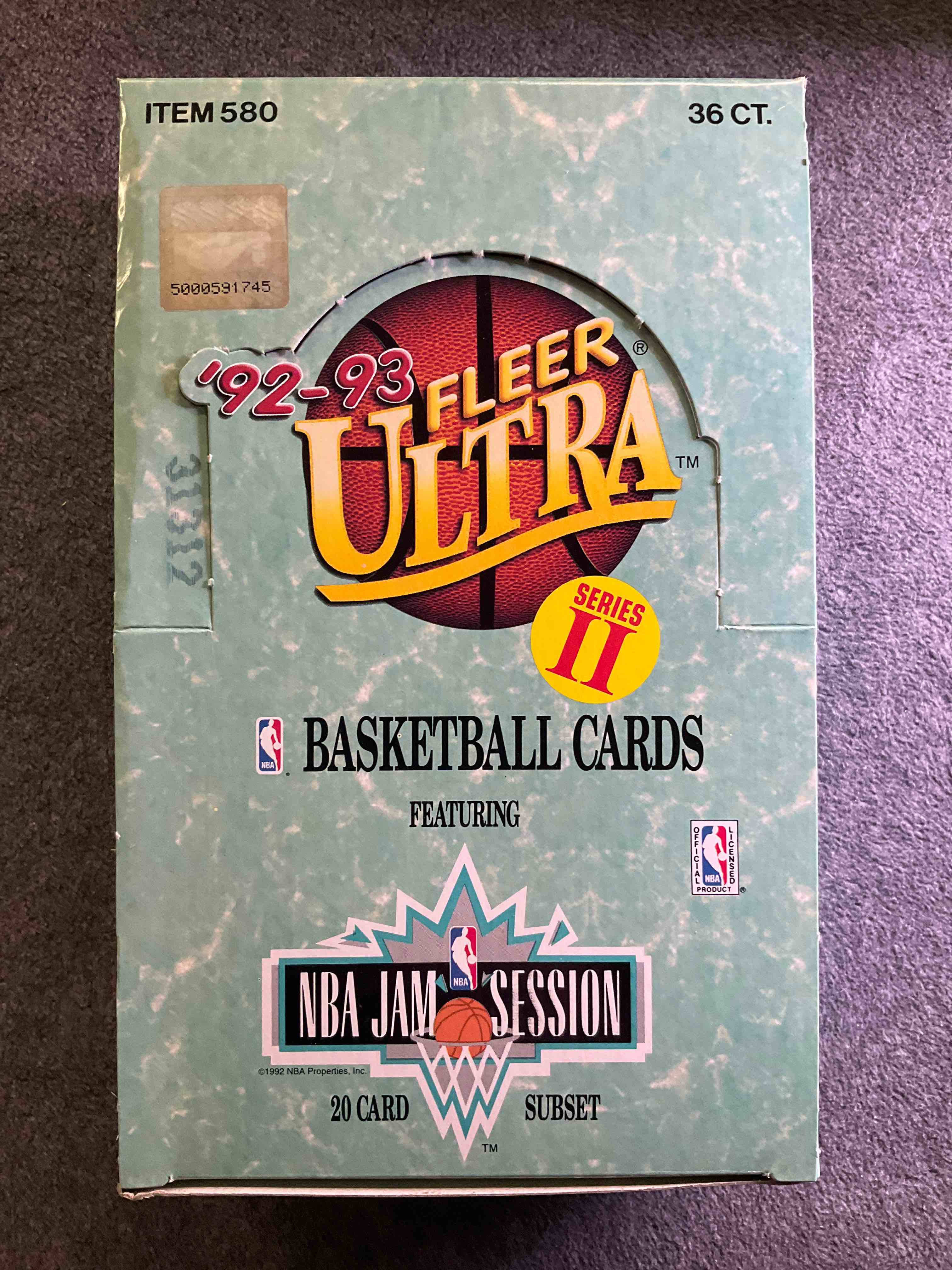 Shaq Rookie!? Awesome 1992/93 Fleer Ultra Series Two NBA Basketball Sealed Card Pack, Direct From Original Sealed Retail Case! Series Two Is A Collectors' Dream Because It's Where To Find Shaquille O'Neals' Rookie Card, As Well As Several Valuable Michael Jordan Cards! Getting Harder & Harder To Find!