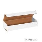 12x4x2” white corrugated mailers 