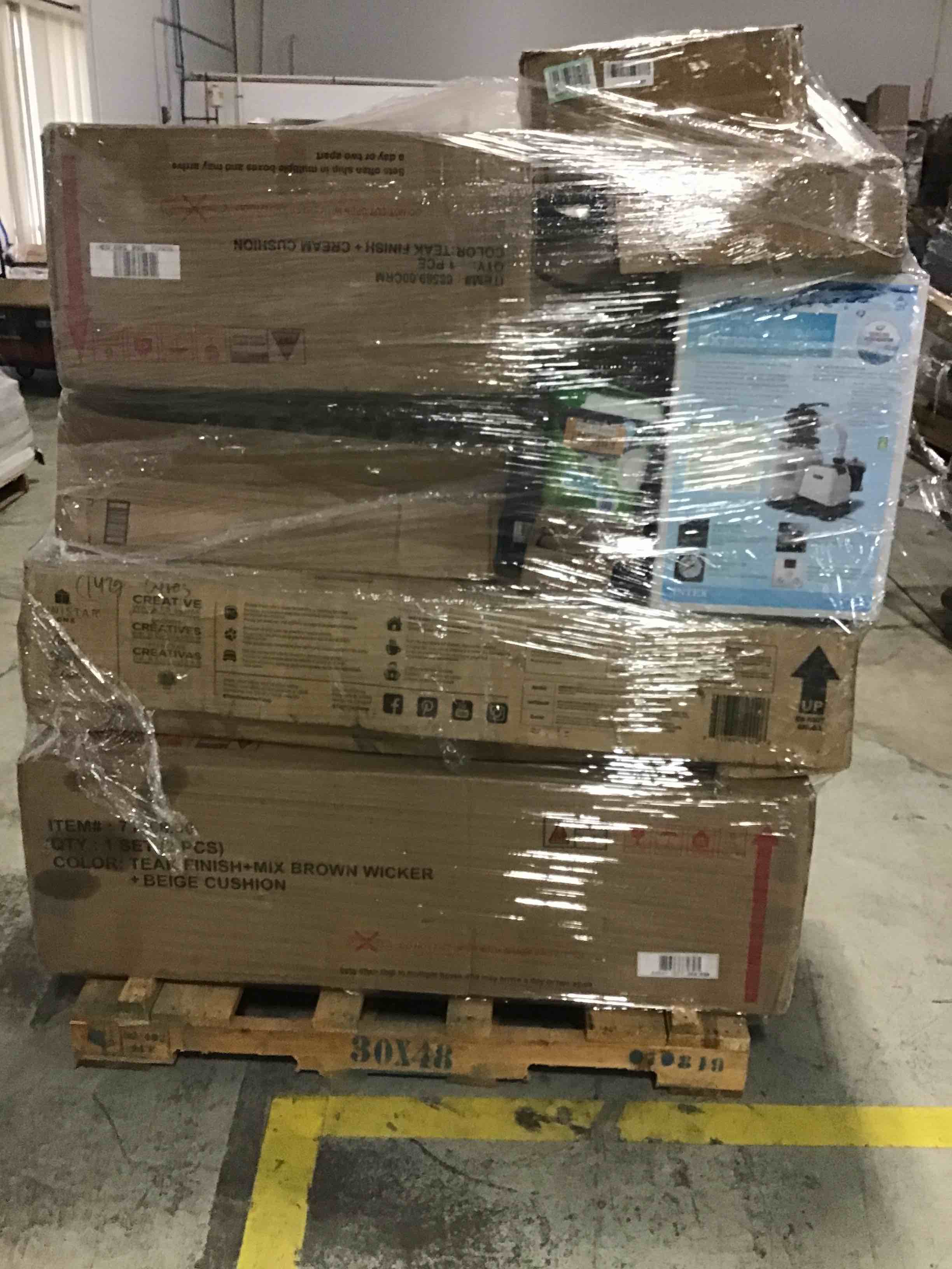 pallet Miscellaneous items