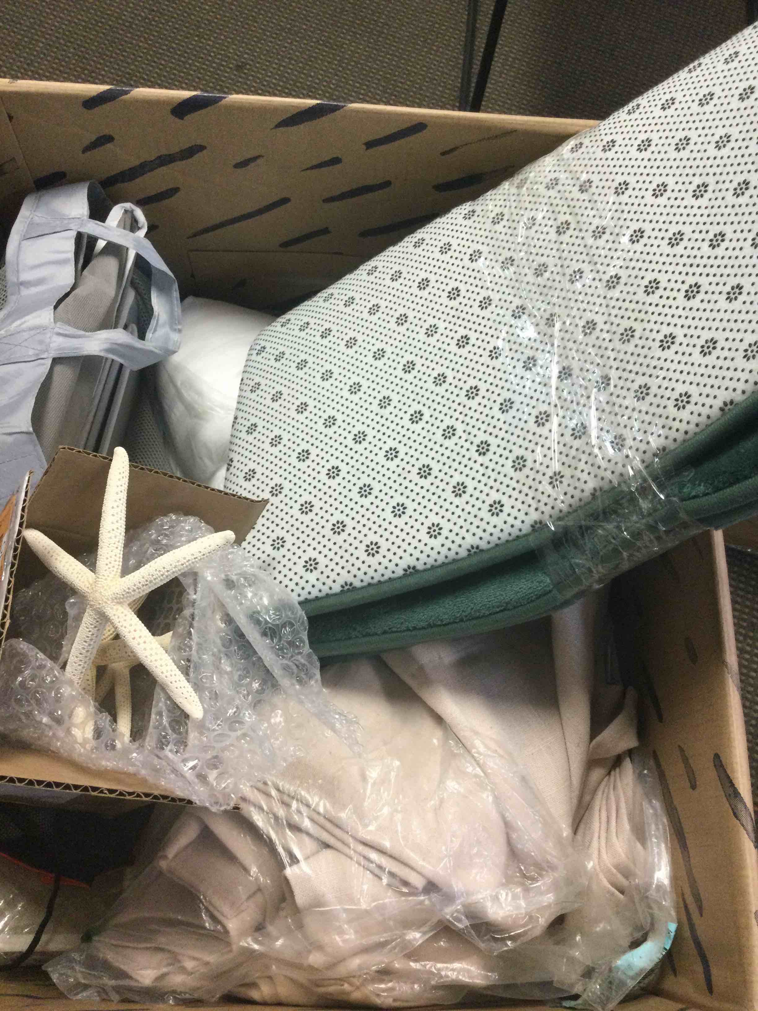 Large box of assorted home goods (Big grab box)