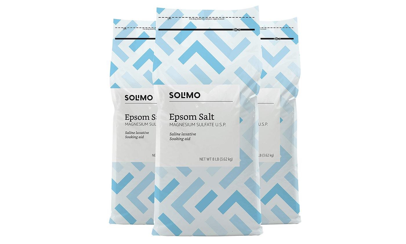 Solimo Epsom Salt 3 8 pound Bag