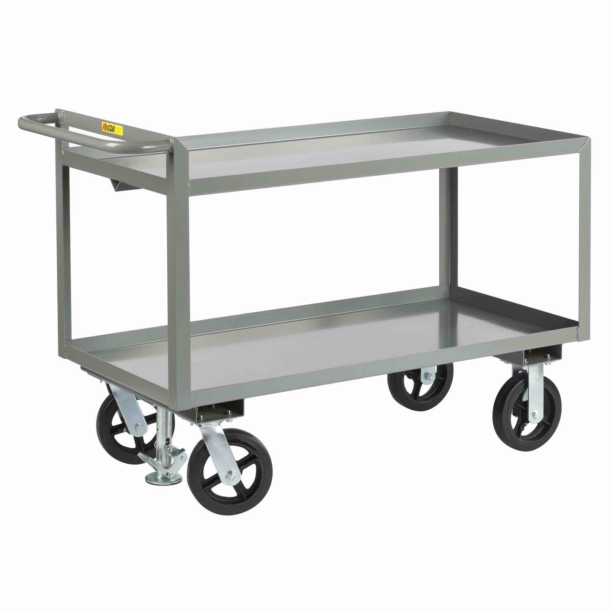 Little Giant, Merchandise Collectors, 30x60, 2400 lbs, Total Capacity 2400 lb, Shelves (qty.) 2, Material Carbon Steel, 