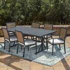 Haven Way Bristol Cane Wicker Dining Table