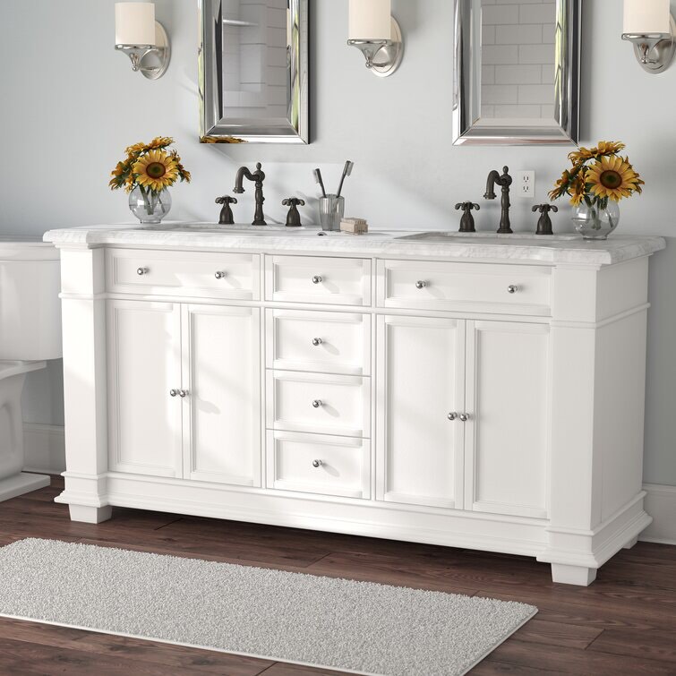 Merrimack 72" Double Bathroom Vanity Set