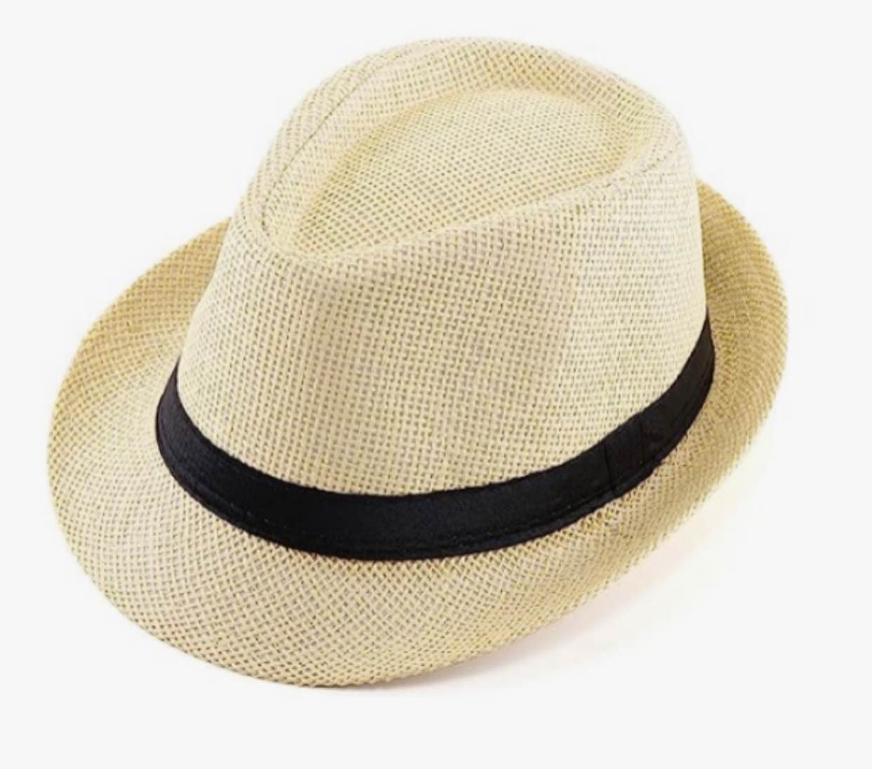 Sun & Sky Fedora Straw 30+ Uv Sun Protection Black One Size