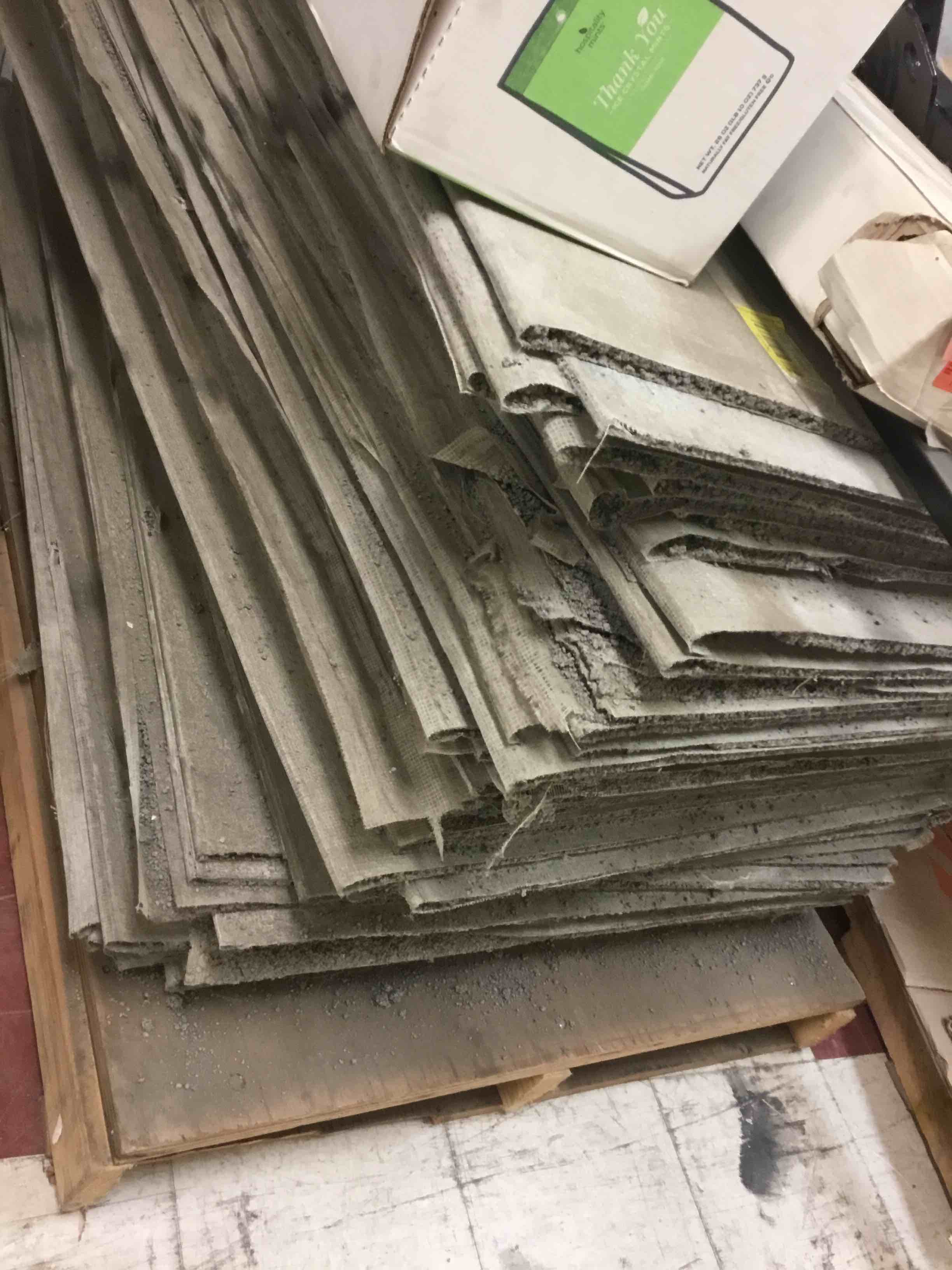 ( as it is) Tile Backer Board 5 ft. x 3 ft., getting around 30 boards