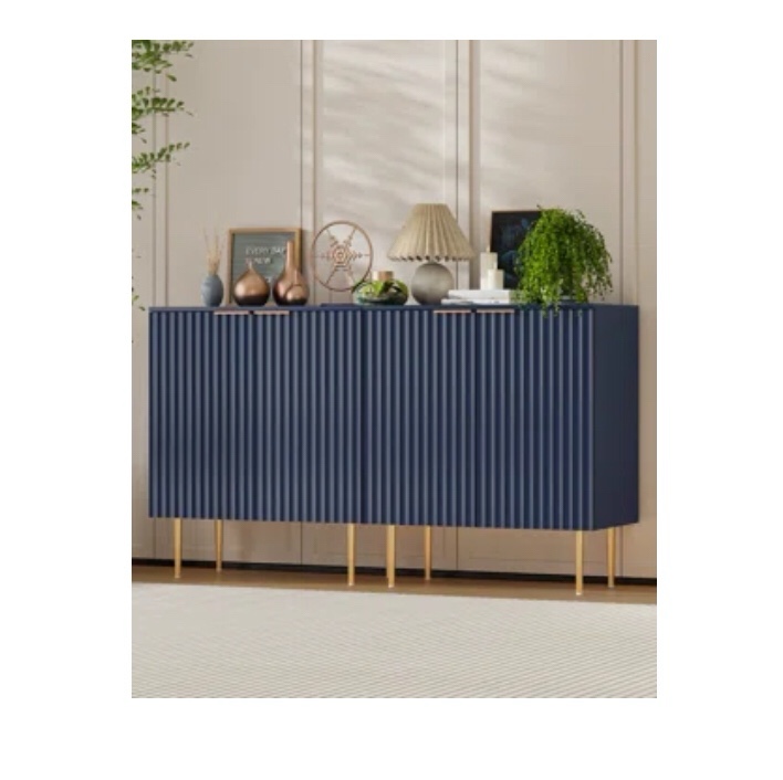 (Incomplete) Sideboard 3 Door Blue Bx 1of2