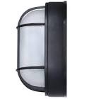 Hampton-Bay-8-5-in-Black-Oval-1-Light-Outdoor-Bulkhead-Wall-Lamp