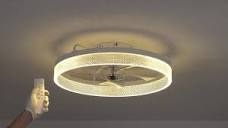 20-in-Integrated-LED-Indoor-White-Flush-Mount-Ceiling-Fan-with-Light-for-Low-Profile-Bedroom