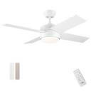 YUHAO-44-in-Integrated-LED-Light-Kit-White-Indoor-Ceiling-Fan-With-4-Plywood-Blades-Reversible-Motor-and-Remote-Control