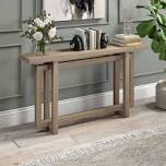 Breyton Rectangular Console Table grey oak