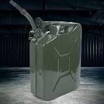 5 Gallon Military Metal Steel Tank Gas Gasoline Fuel Army Can Emergency Backup