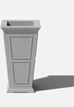 Abram Tall Planter Box gray 
