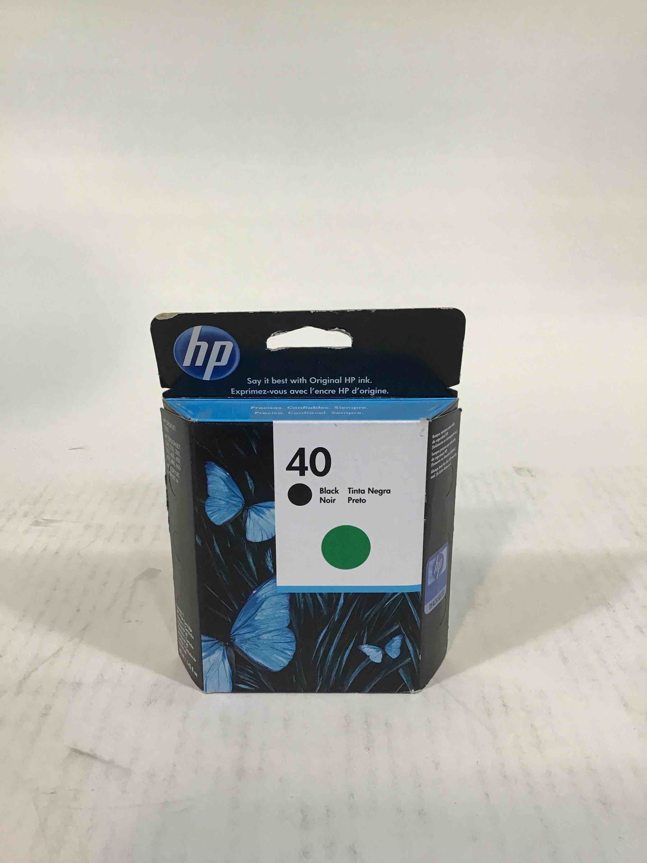 hp black ink cartridge 40 