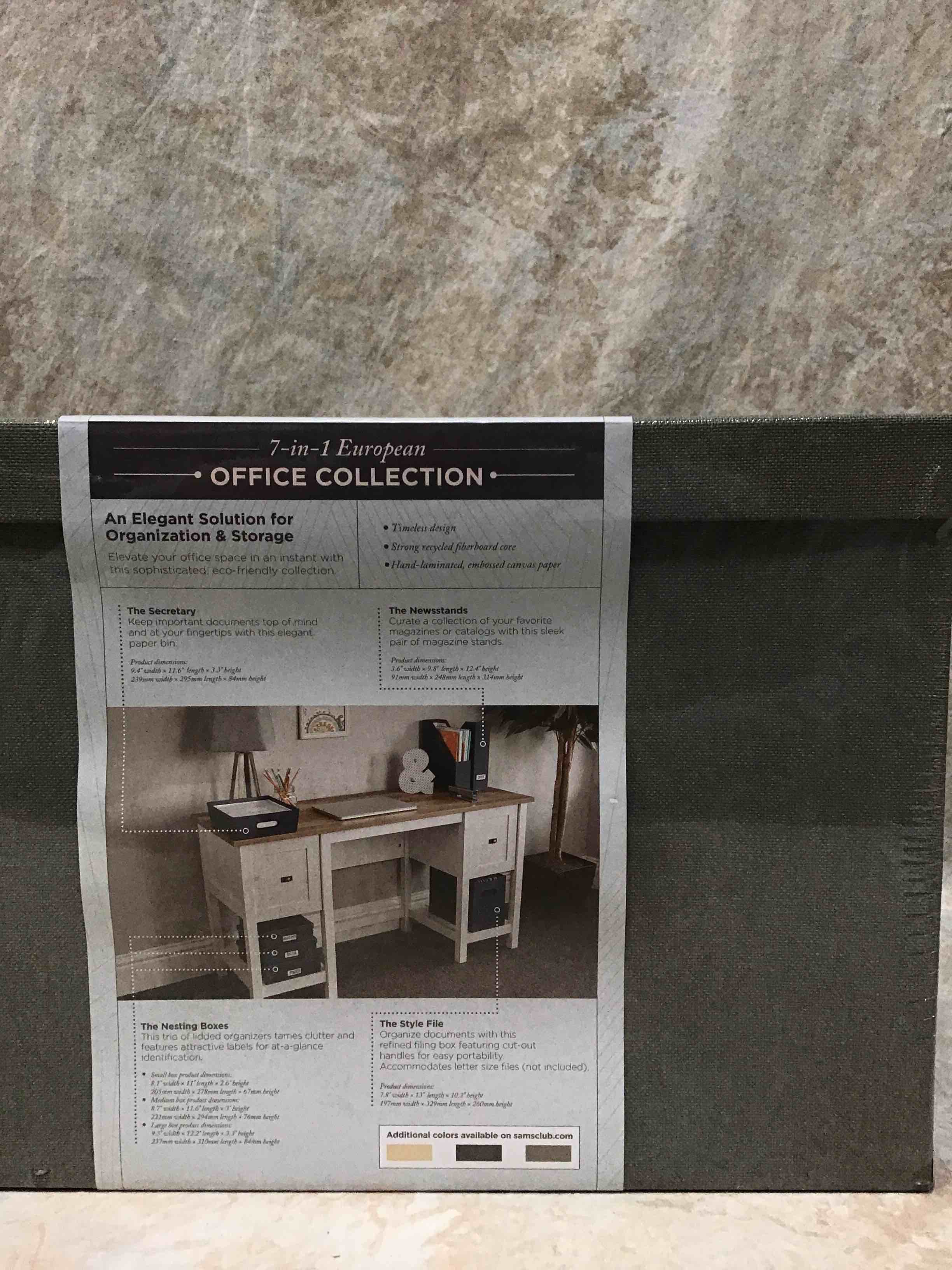 7-1 European Office Collection Organization Bins