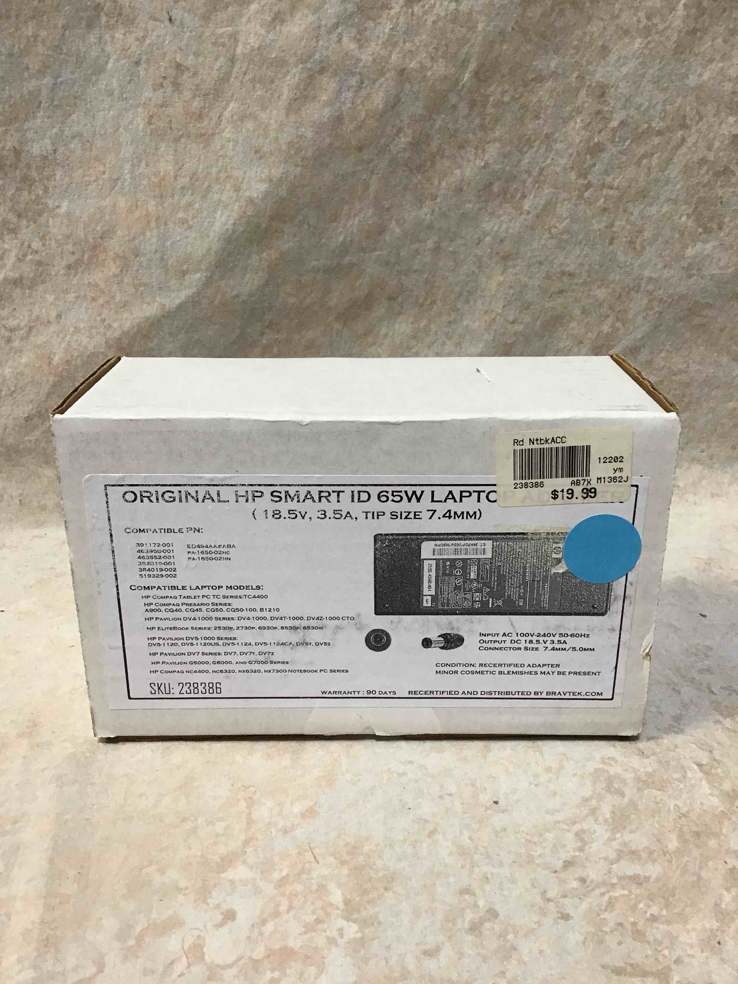 Original HP Smart ID 65W Power Supply