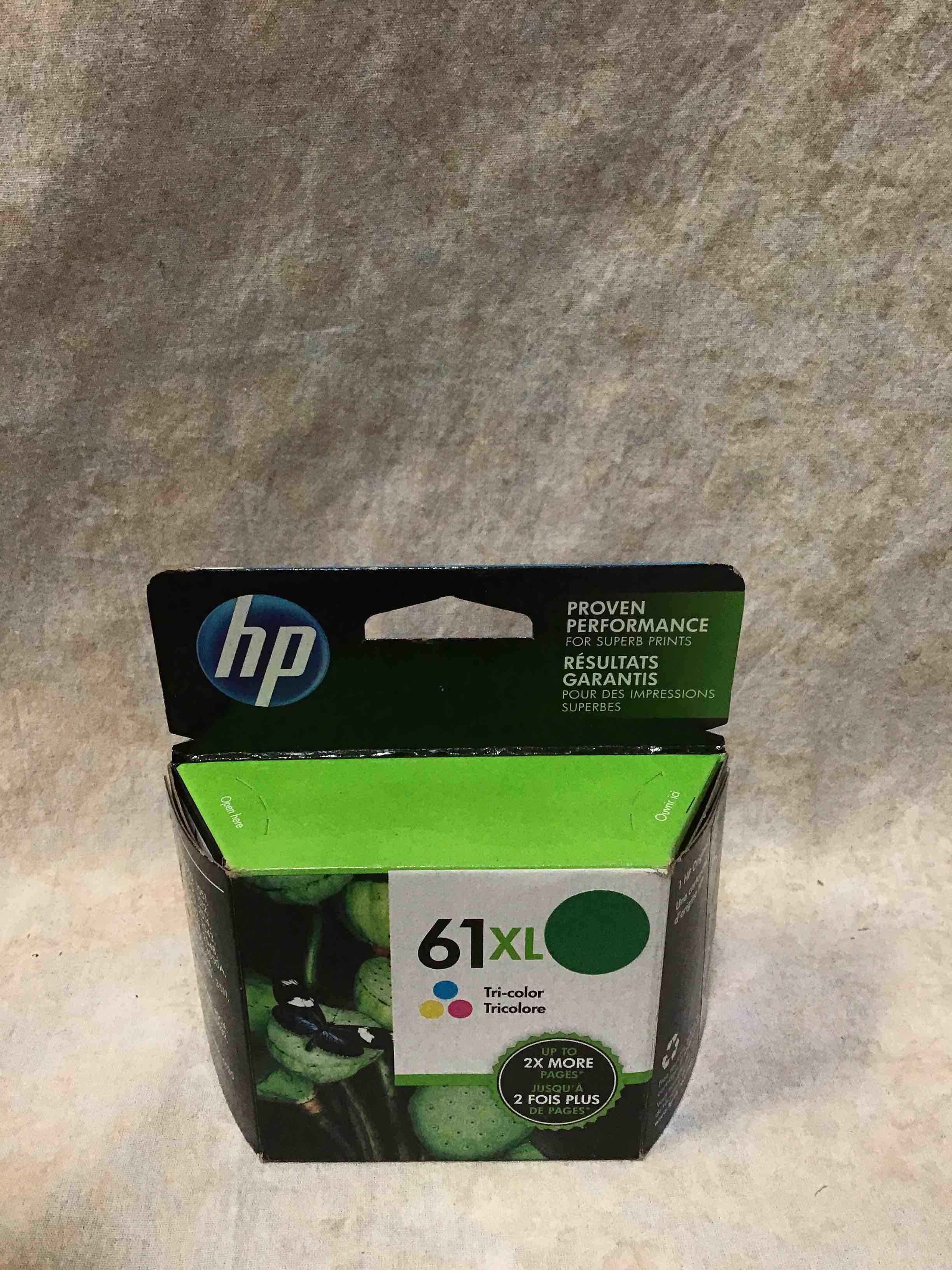 hp 61xl tri-color high-yield ink | works with deskjet 1000, 1010, 1050, 1510, 2050, 2510, 2540, 3000