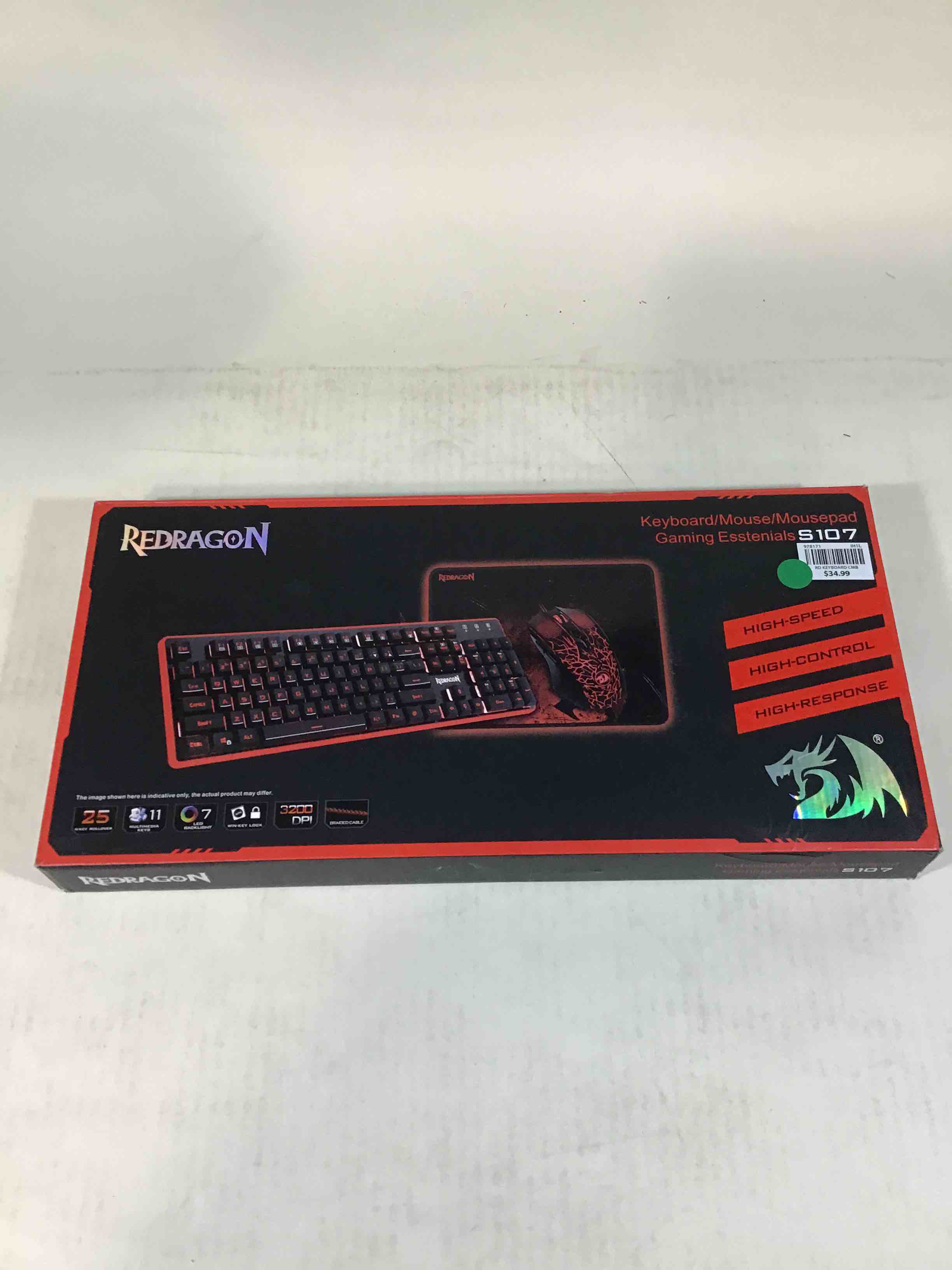 Redragon Keyboard/Mouse/Mousepad Combo